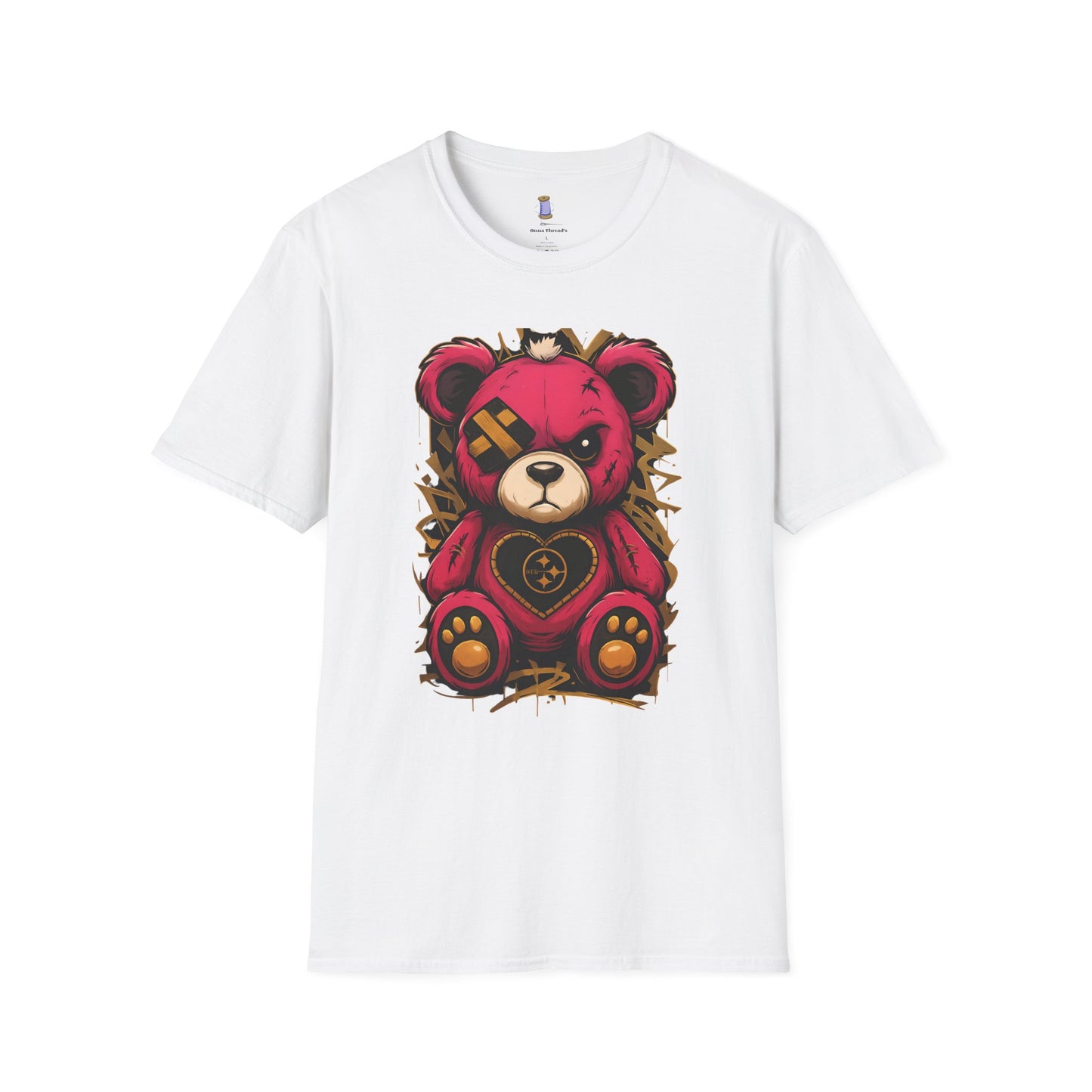 Cute Teddy Bear Graphic Tee, Soft Unisex Shirt, Casual Wear, Unique Gift, Gift for Her, Holiday Apparel