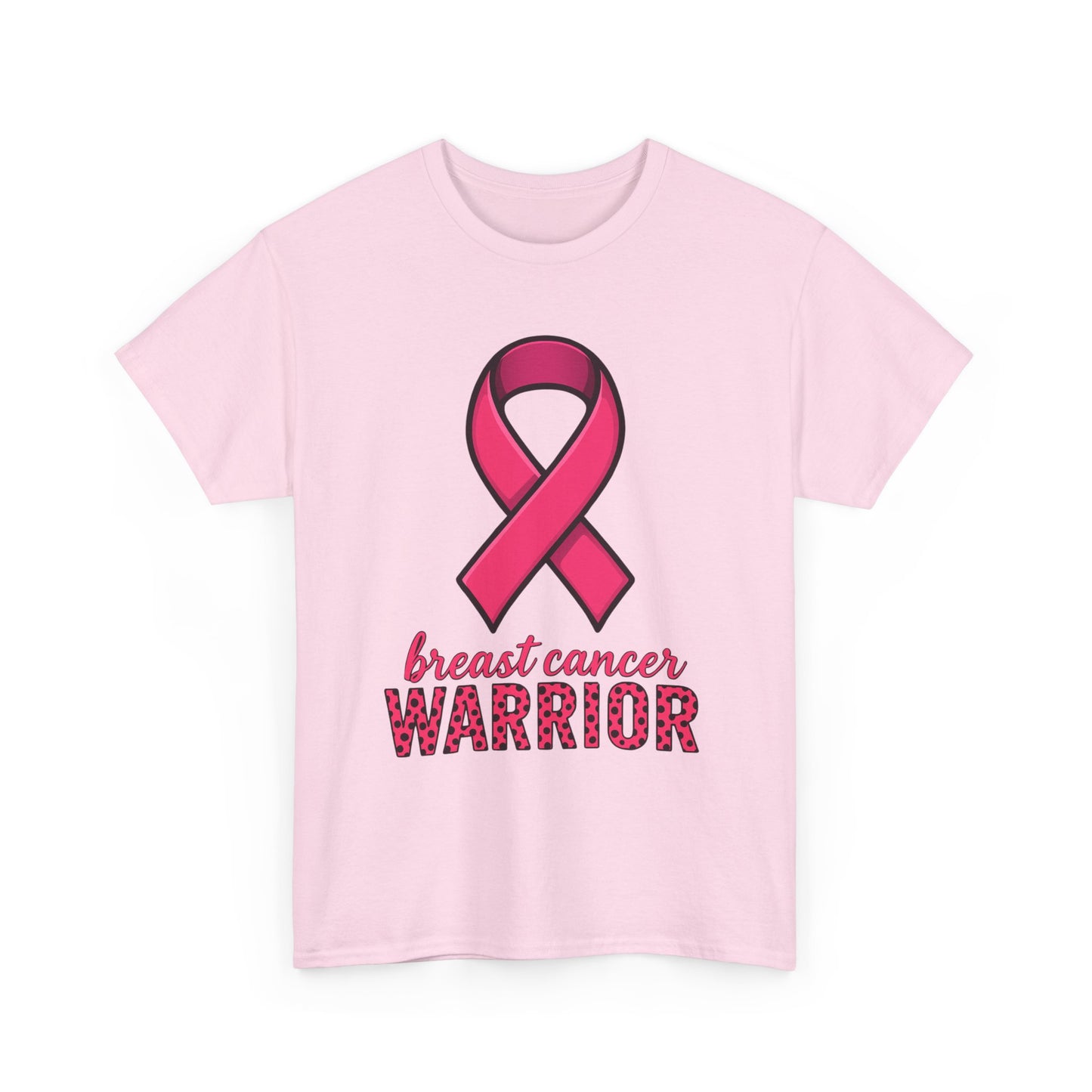 Breast Cancer Warrior Pink Ribbon Tee