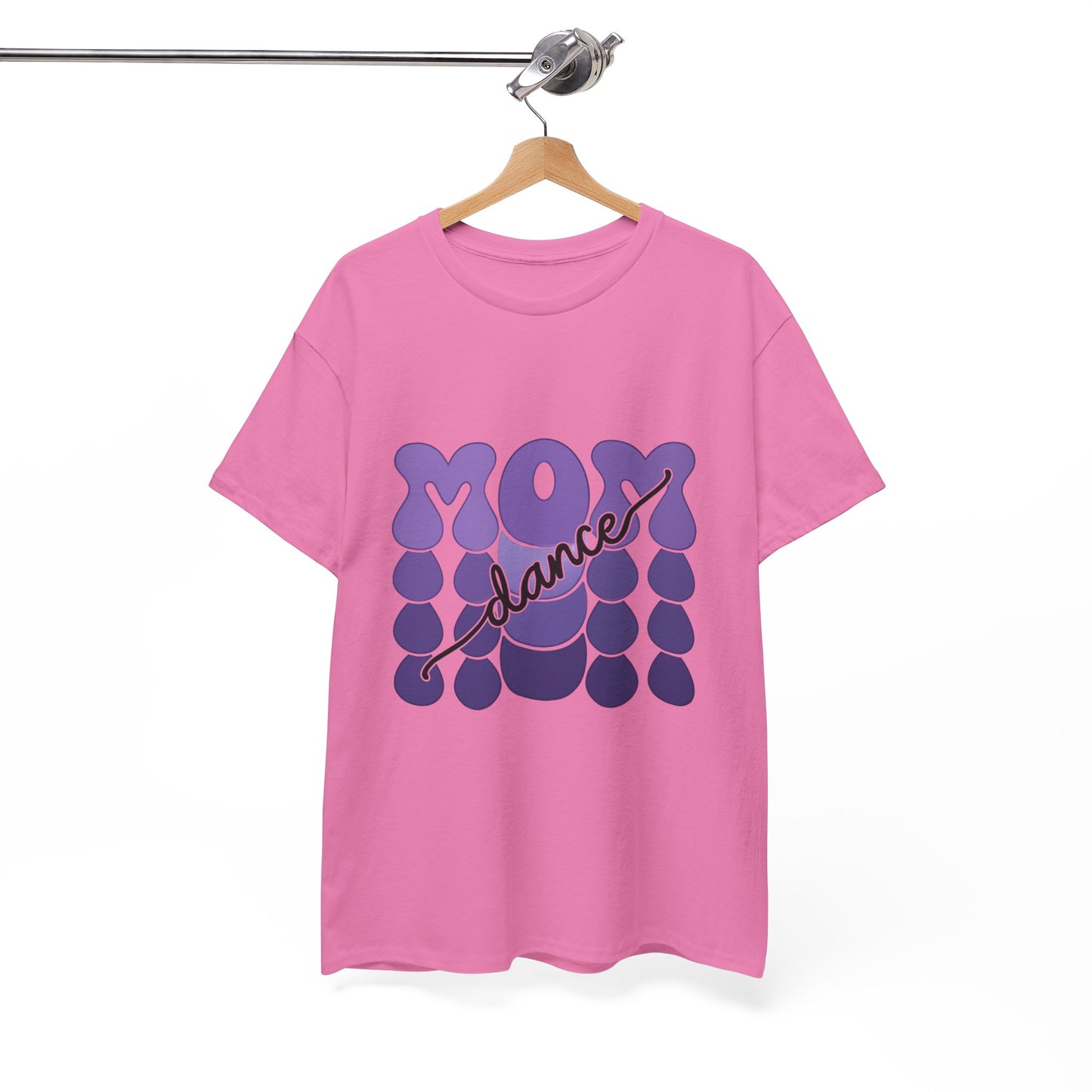 MOM Dance – Purple Letter Stage Spirit Tee