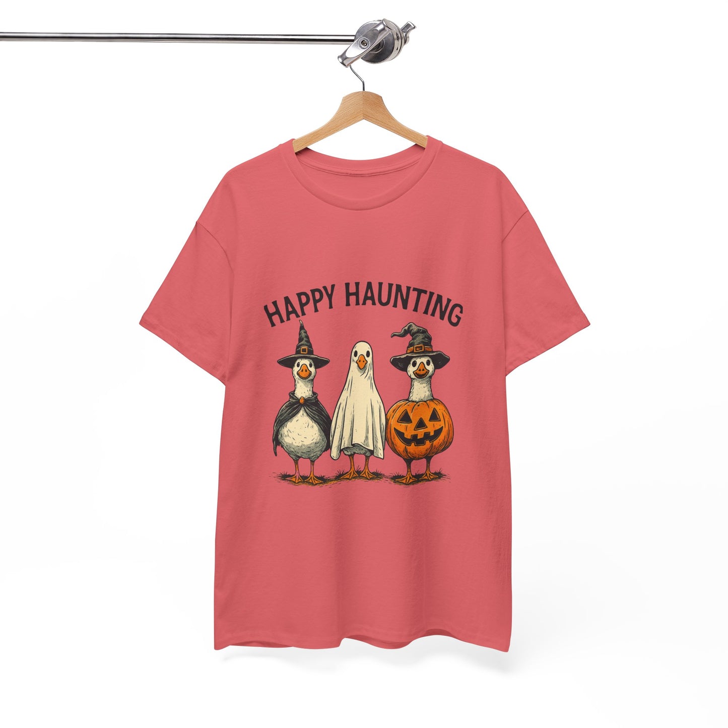 Happy Haunting Geese Halloween Tee