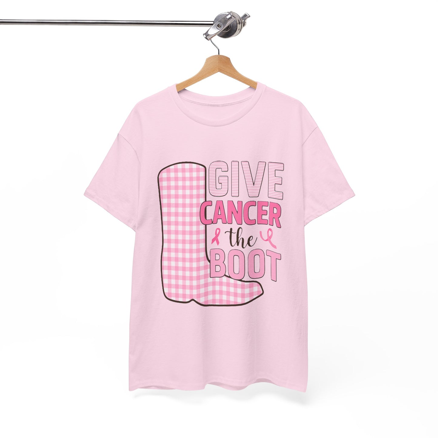 Give Cancer the Boot - Breast Cancer Awareness Tee