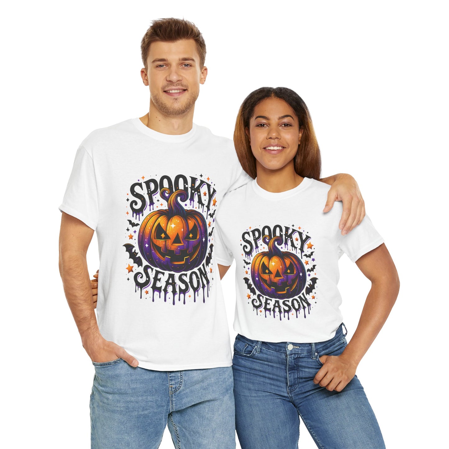 Spooky Season Jack O Lantern Halloween Tee