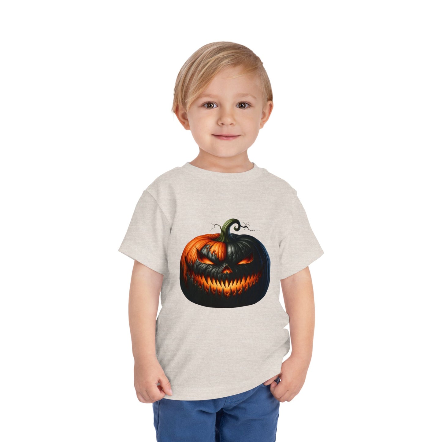 Spooky Jack-o'-Lantern Toddler Halloween Tee