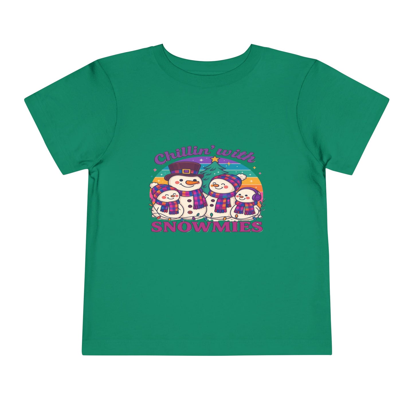 Chillin' with Snowmies Toddler Christmas Tee