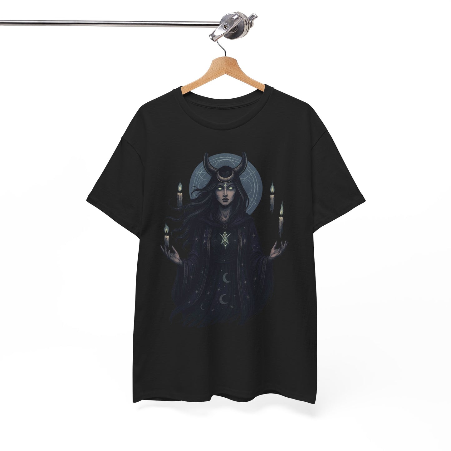 Moonlit Sorceress – Enchanted Candlelight Tee