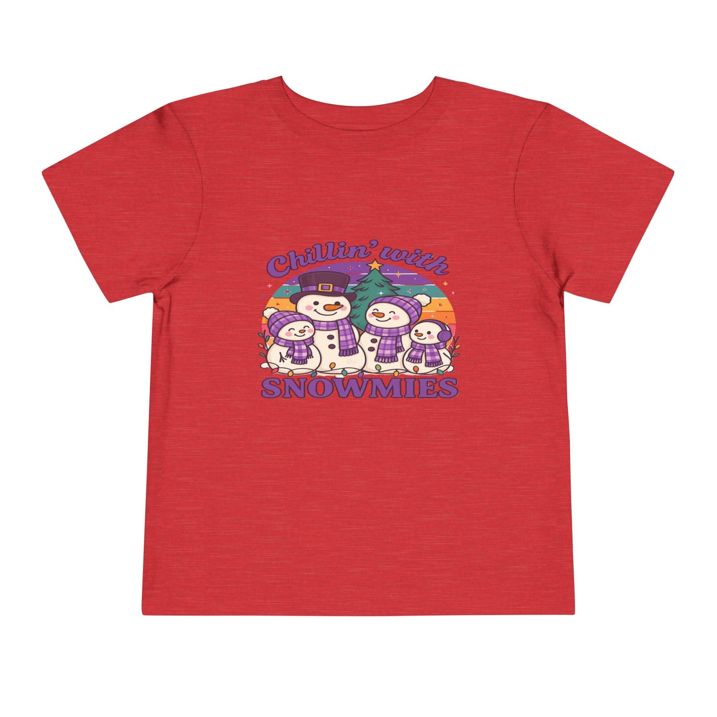 Chillin' with Snowmies Toddler Christmas Tee