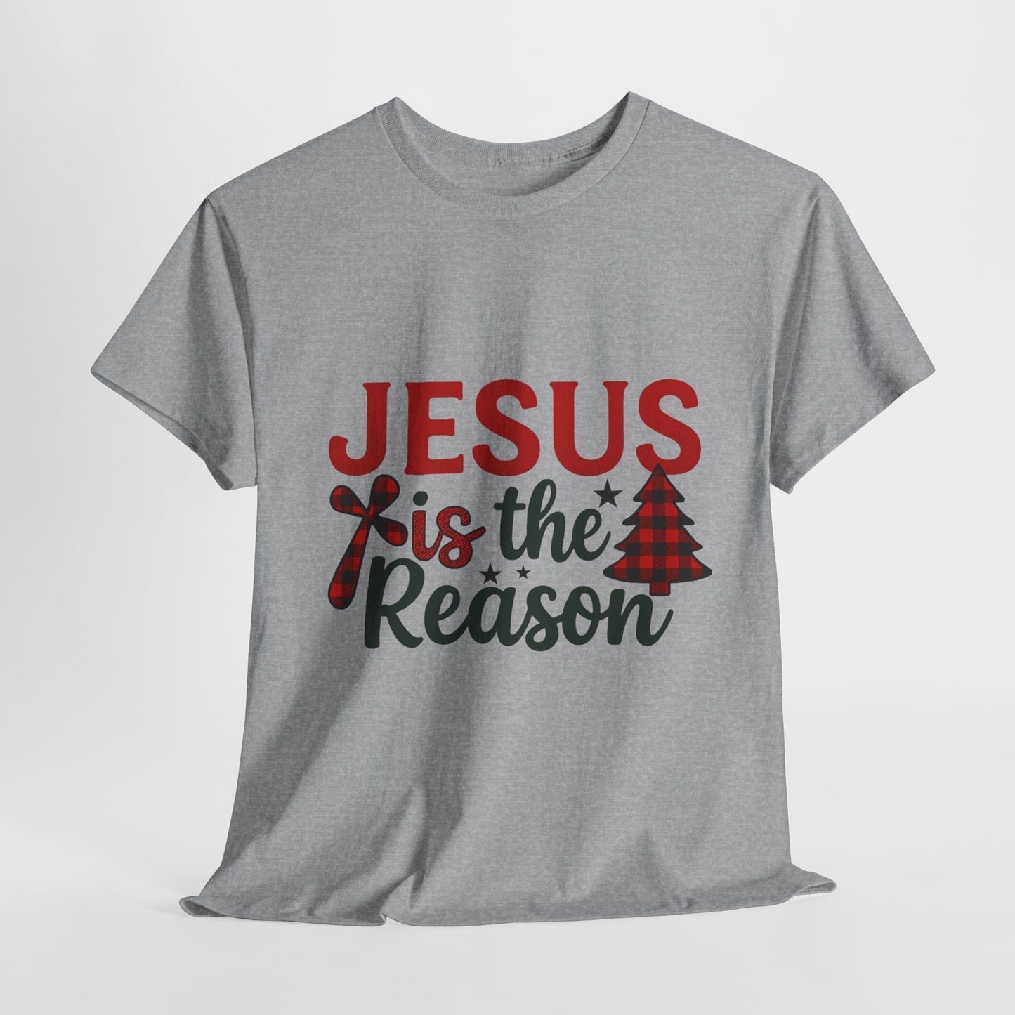 Jesus is the Reason Christmas Tee - Faith-Based Holiday Gift