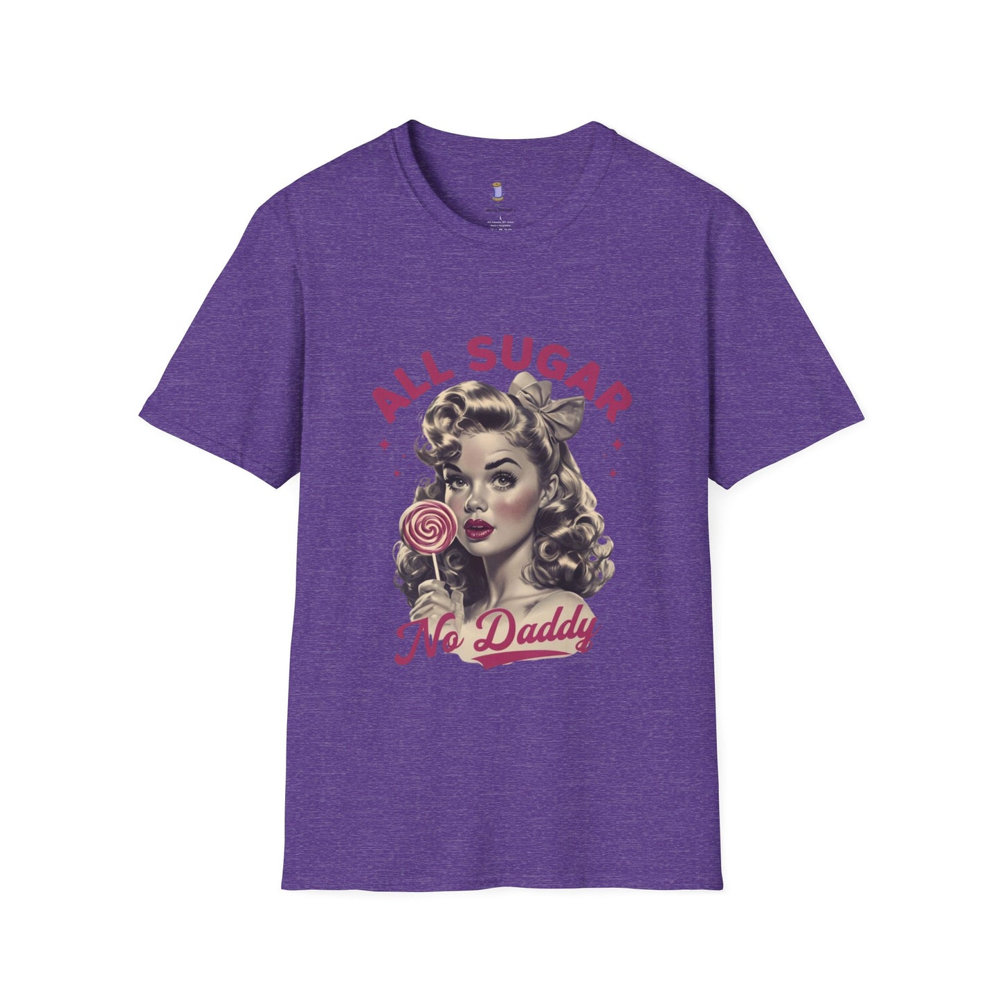 Graphic Tee - All Sugar No Daddy Print Women's Softstyle T-Shirt