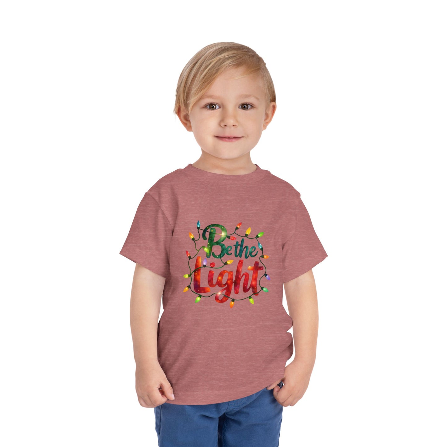 Be the Light Toddler Christmas Tee
