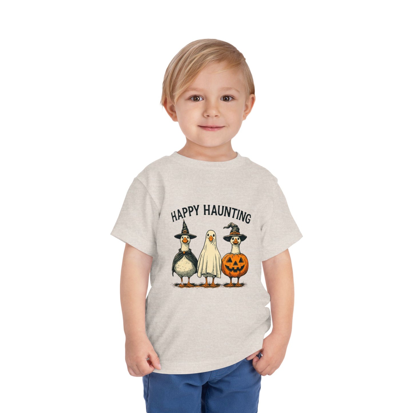 Happy Haunting Goose Halloween Tee