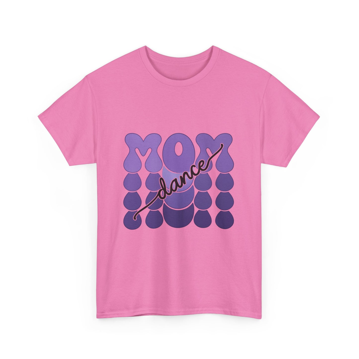 MOM Dance – Purple Letter Stage Spirit Tee