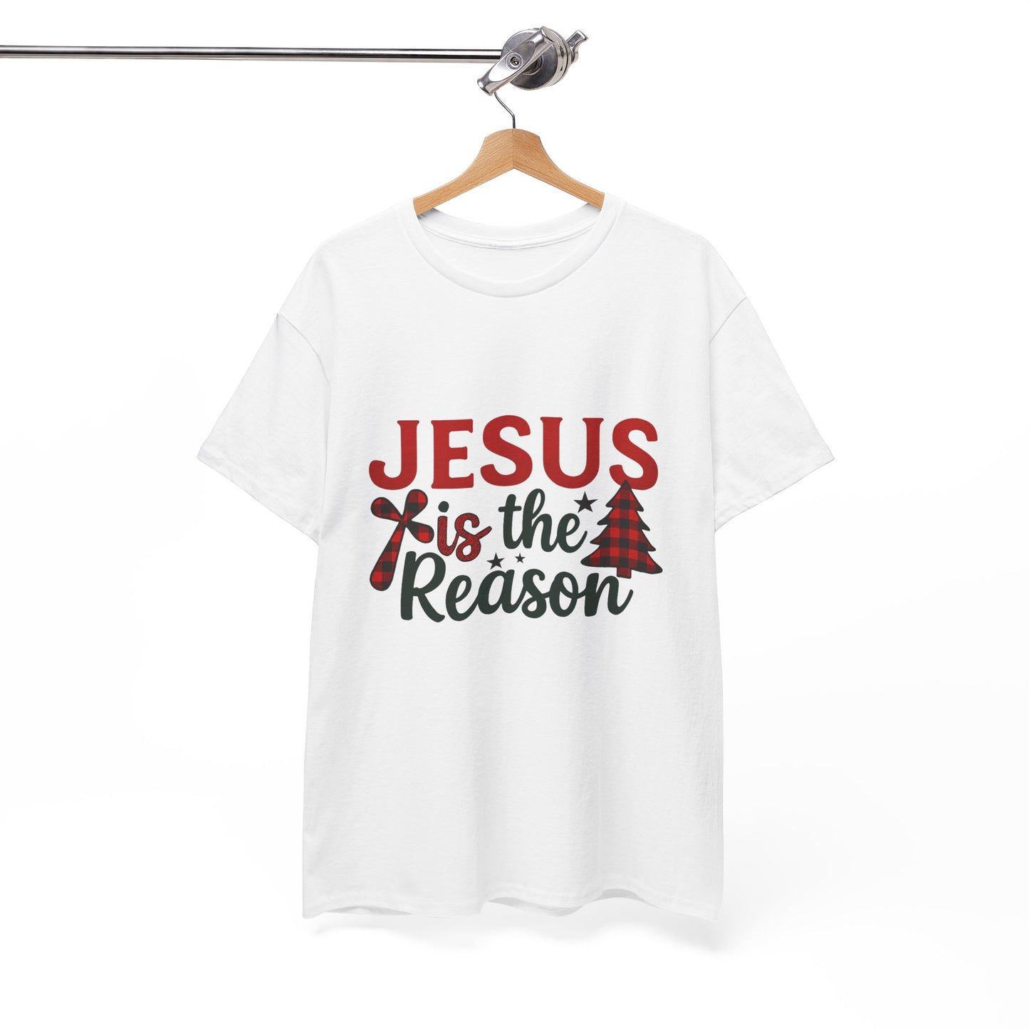 Jesus is the Reason Christmas Tee - Faith-Based Holiday Gift