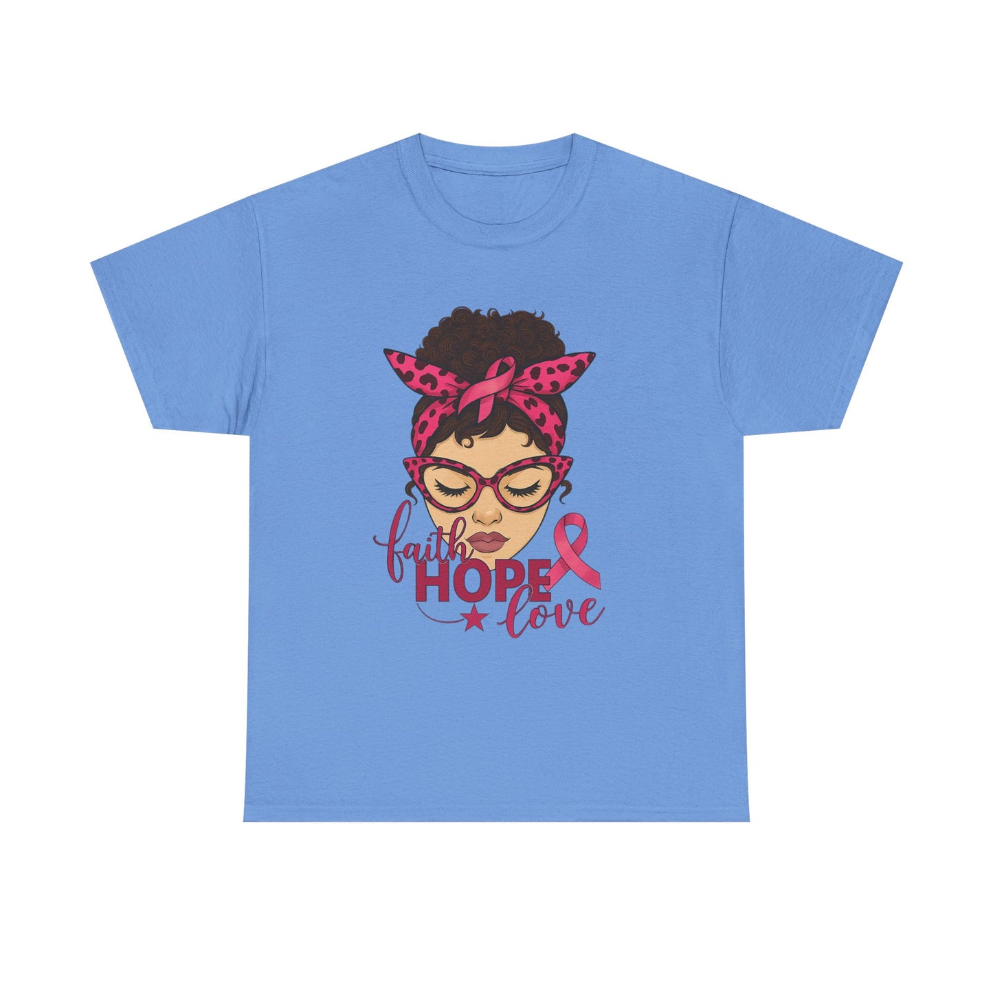 Hope, Faith, Love: Breast Cancer Awareness Tee