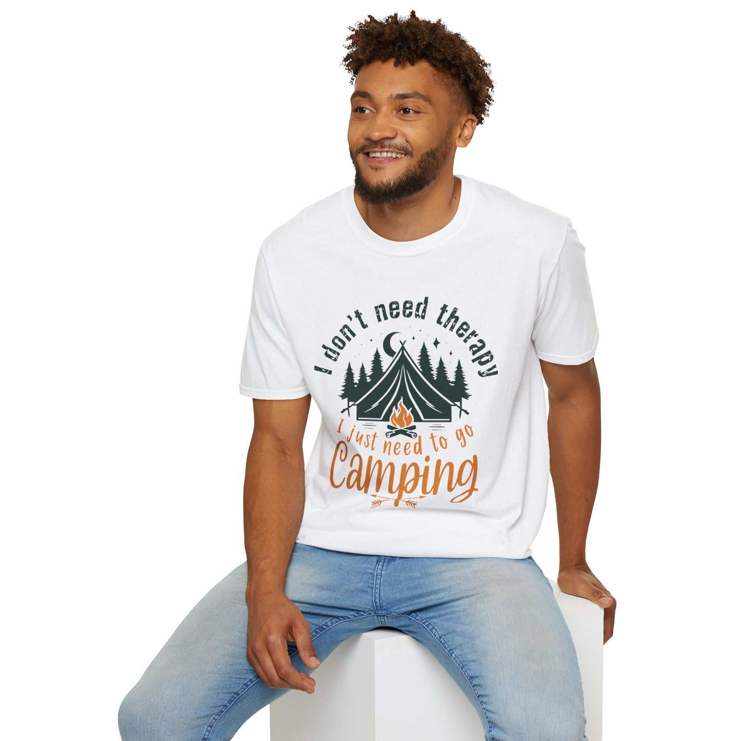 Camping Therapy Unisex T-Shirt | Outdoor Enthusiast Gift | Nature Lover Tee | Adventure Shirt | Camping Apparel