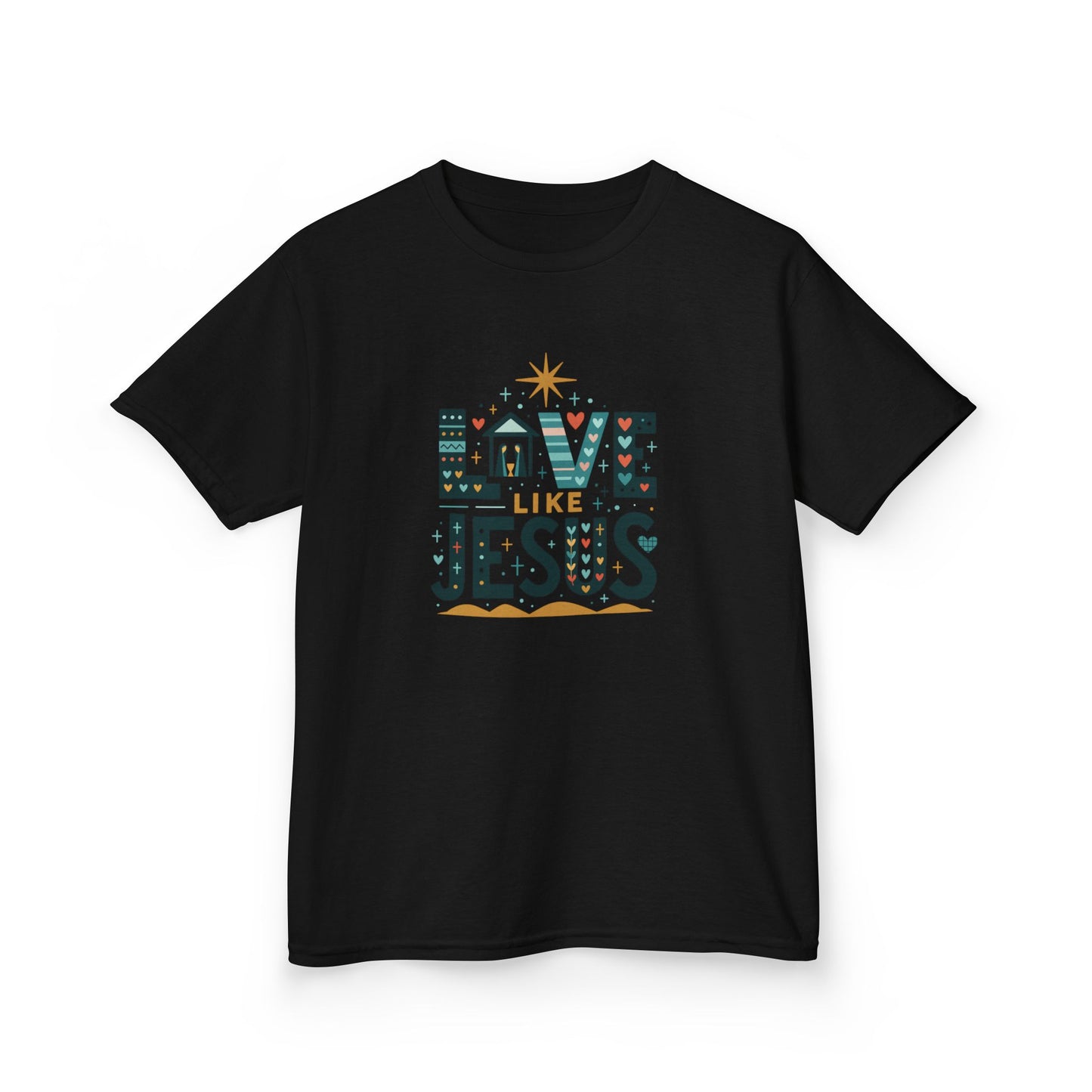 Love Like Jesus - Dino Christmas Tee