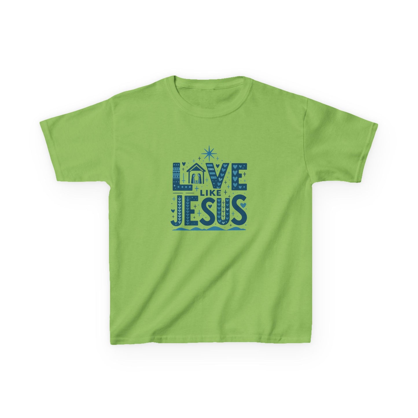 Love Like Jesus Christmas Dinosaur Tee