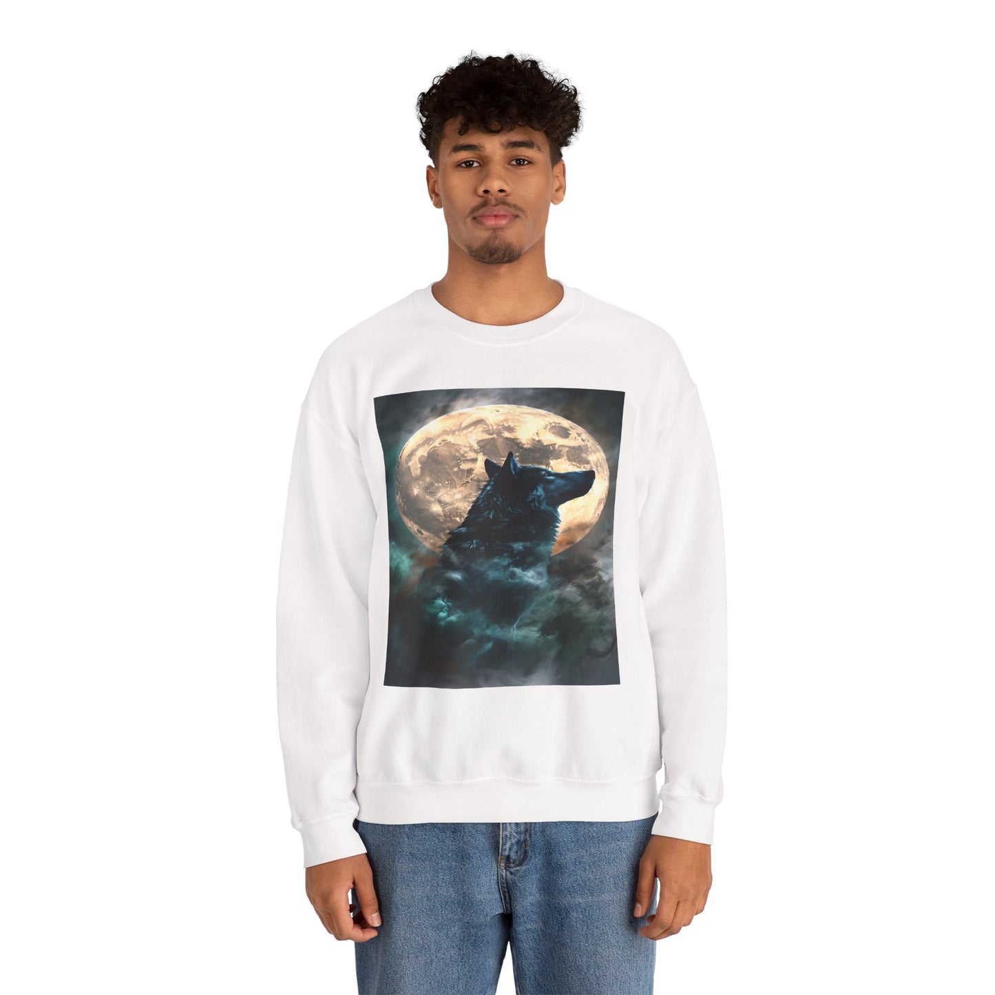 Wolf Moon Howl Halloween Sweatshirt