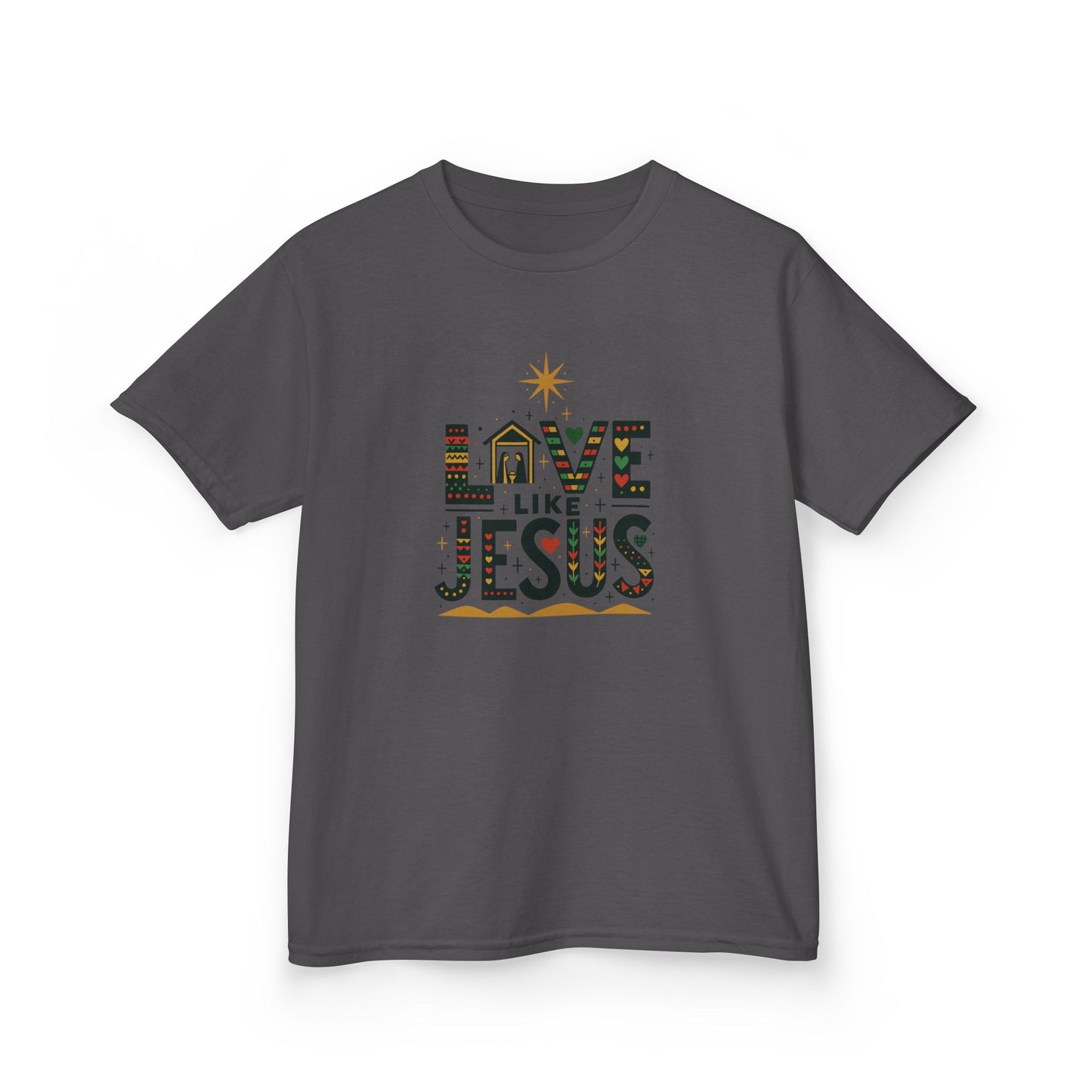 Live Like Jesus Christmas Dinosaur Tee