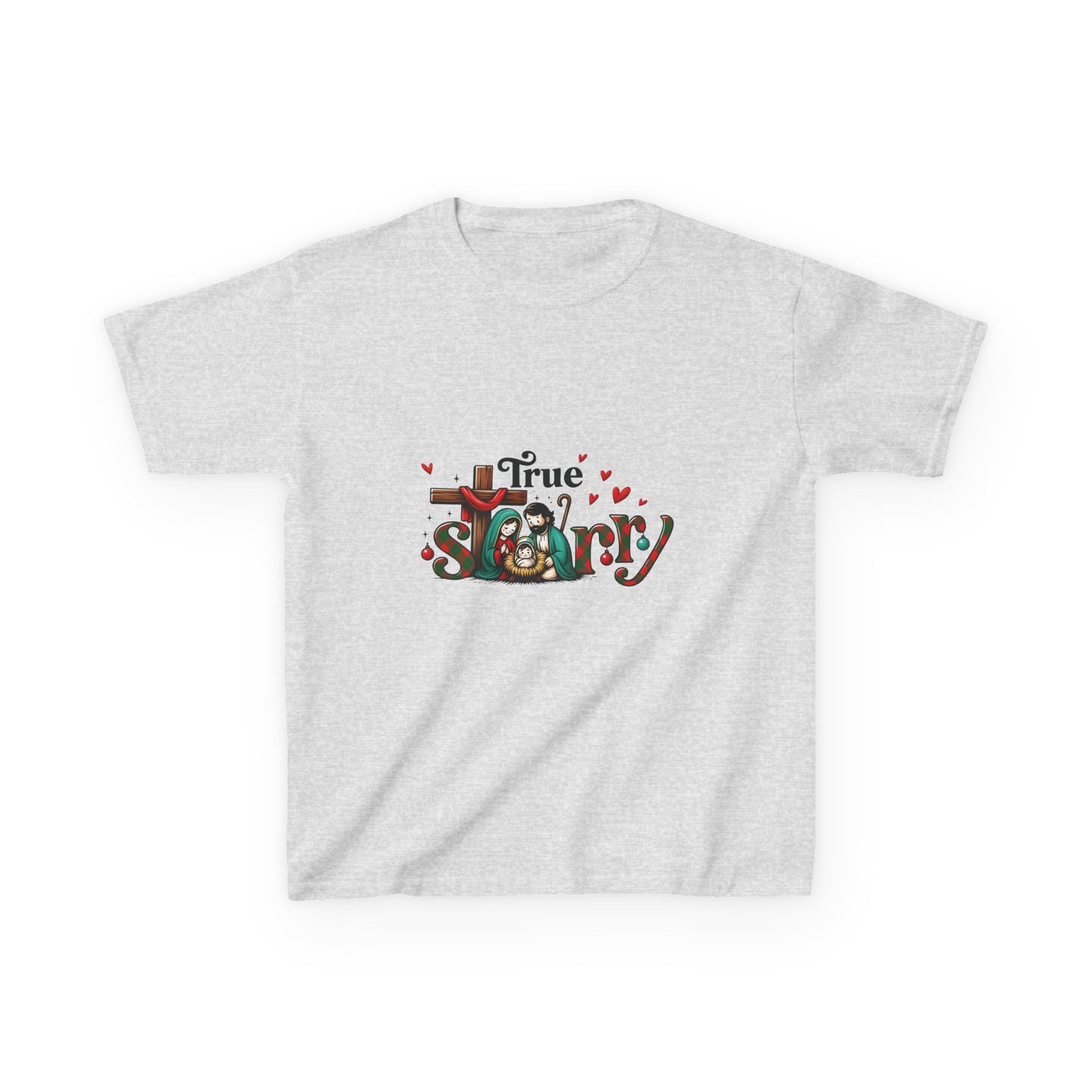 True Story Nativity Christmas Tee - Dinosaur Fun!