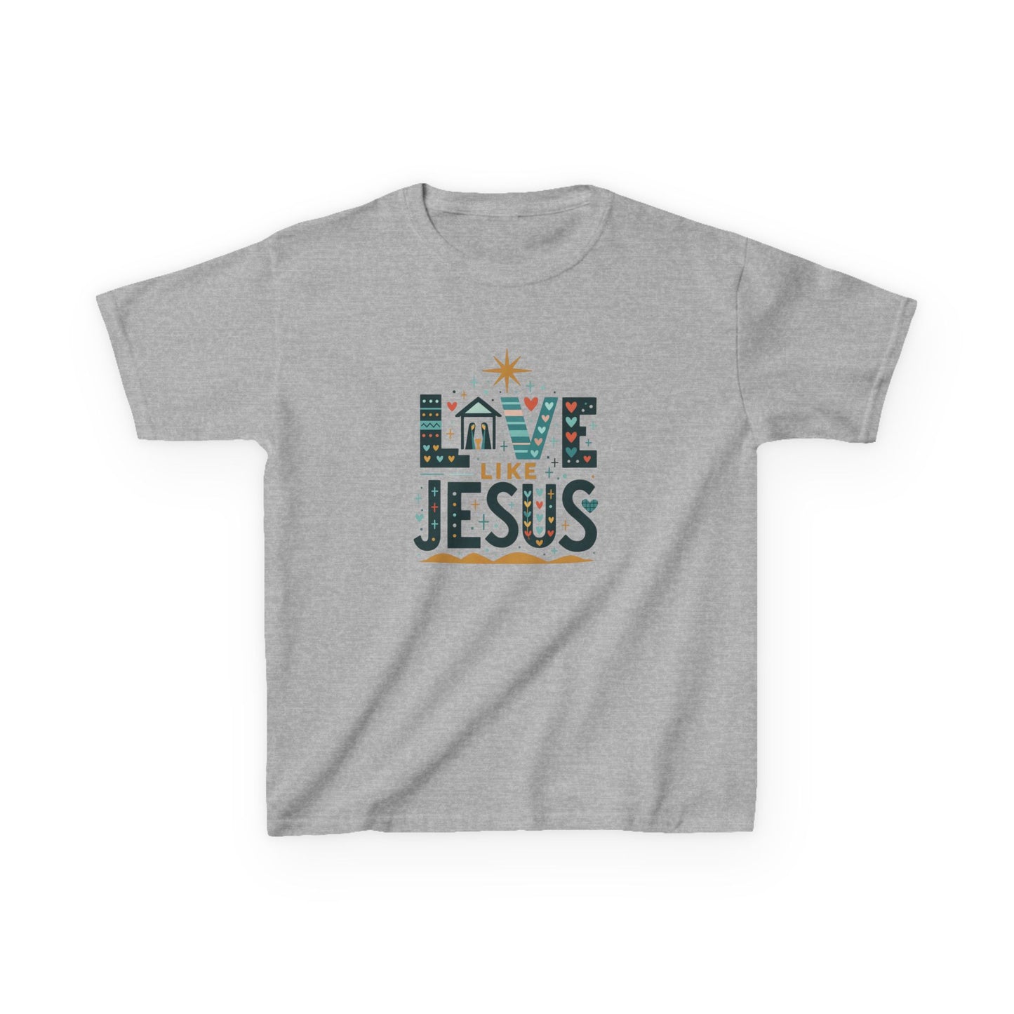 Love Like Jesus - Dino Christmas Tee
