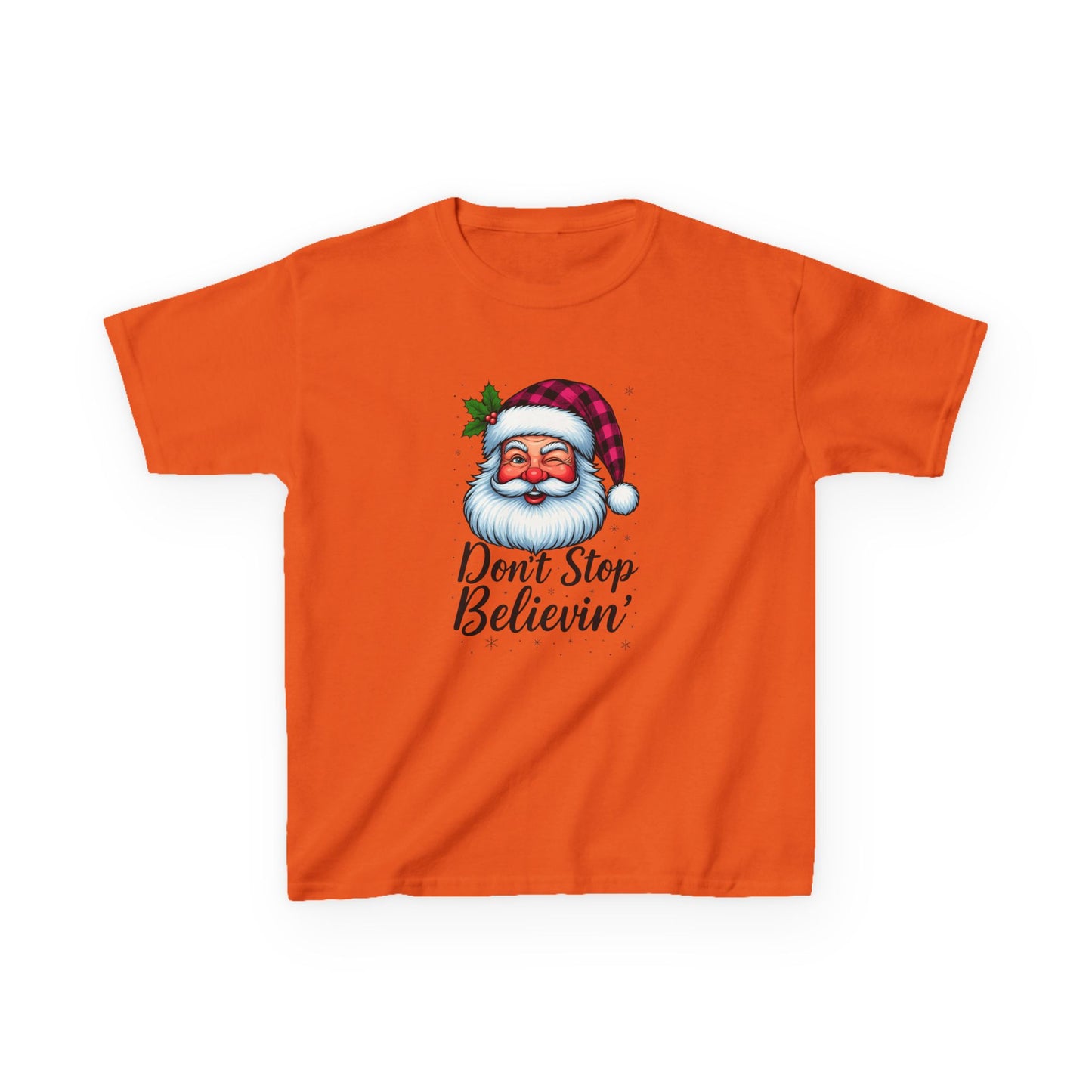 Santa Claus & Don't Stop Believin' Dinosaur Tee