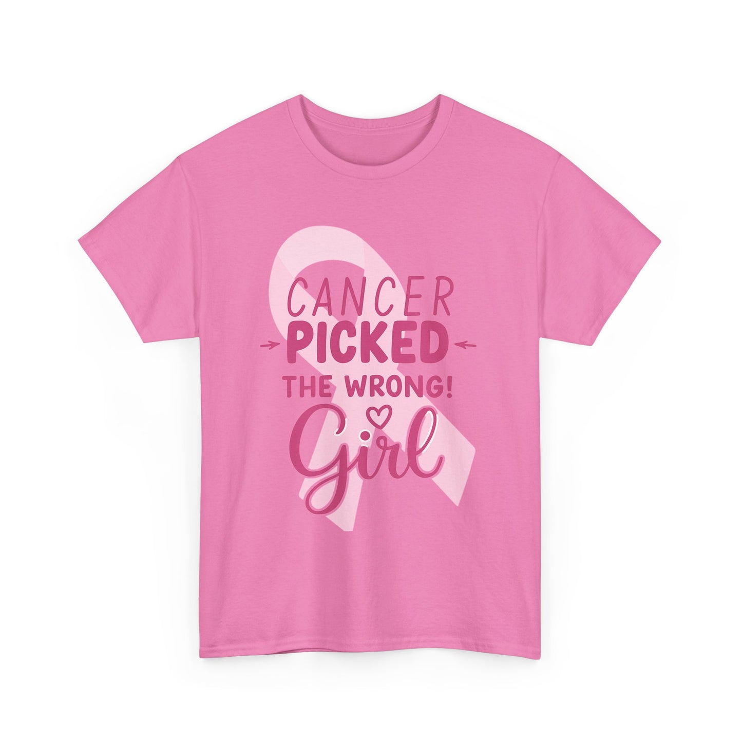 Cancer: The Wrong Picked Girl - Pink Ribbon Tee