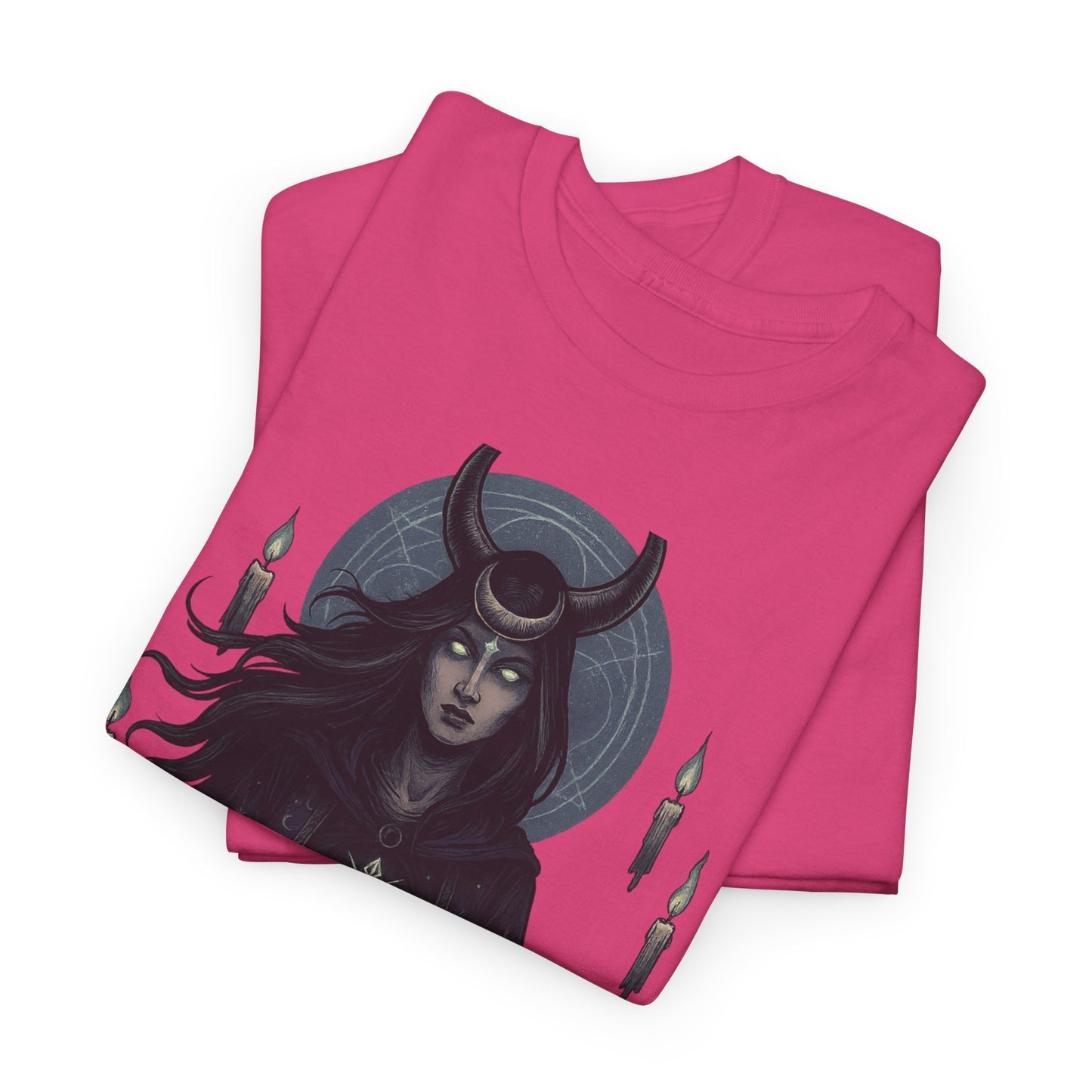 Moonlit Sorceress – Enchanted Candlelight Tee