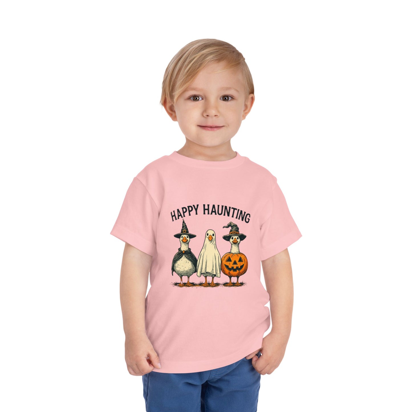 Happy Haunting Goose Halloween Tee