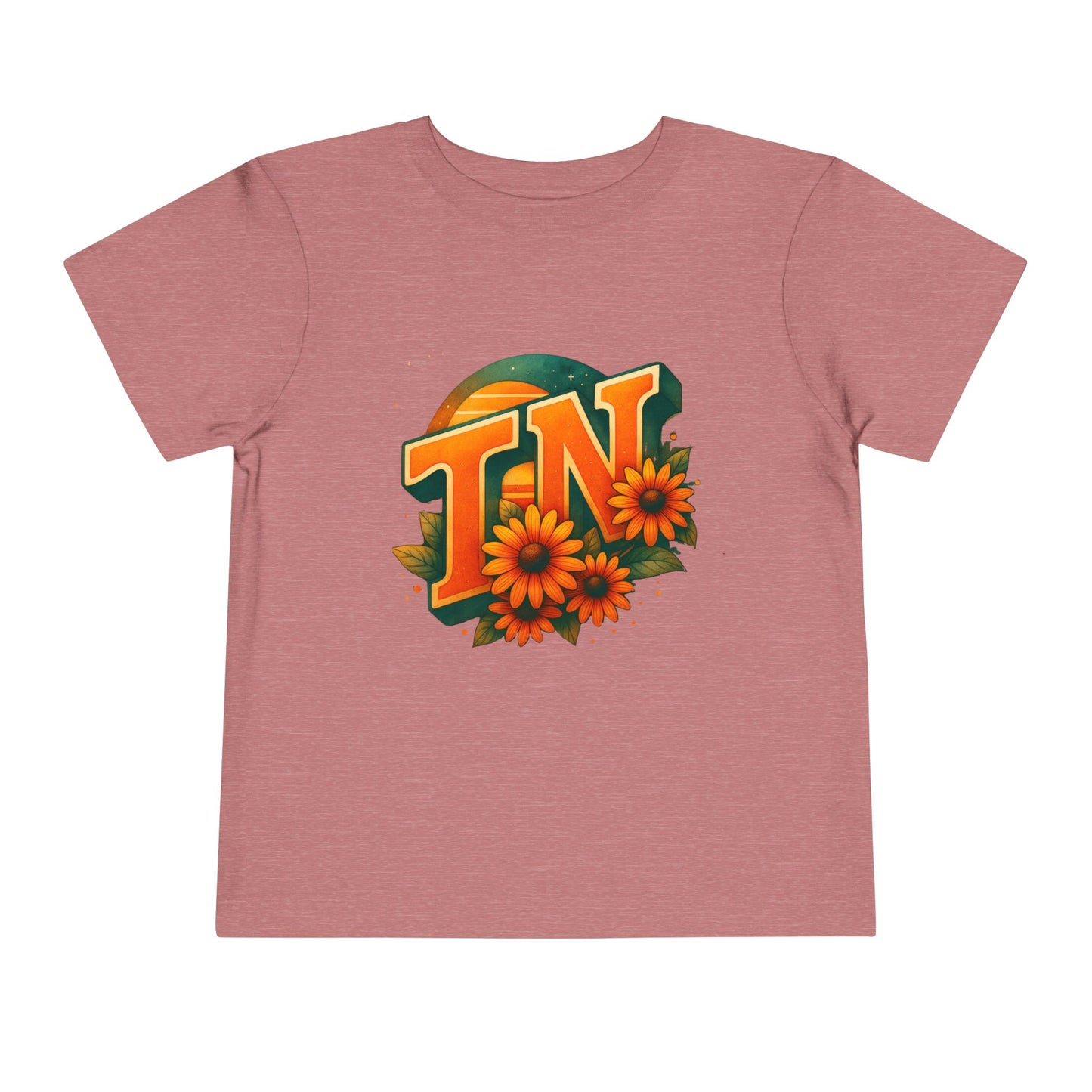 Toddler Tee Sunflower Sunset Design