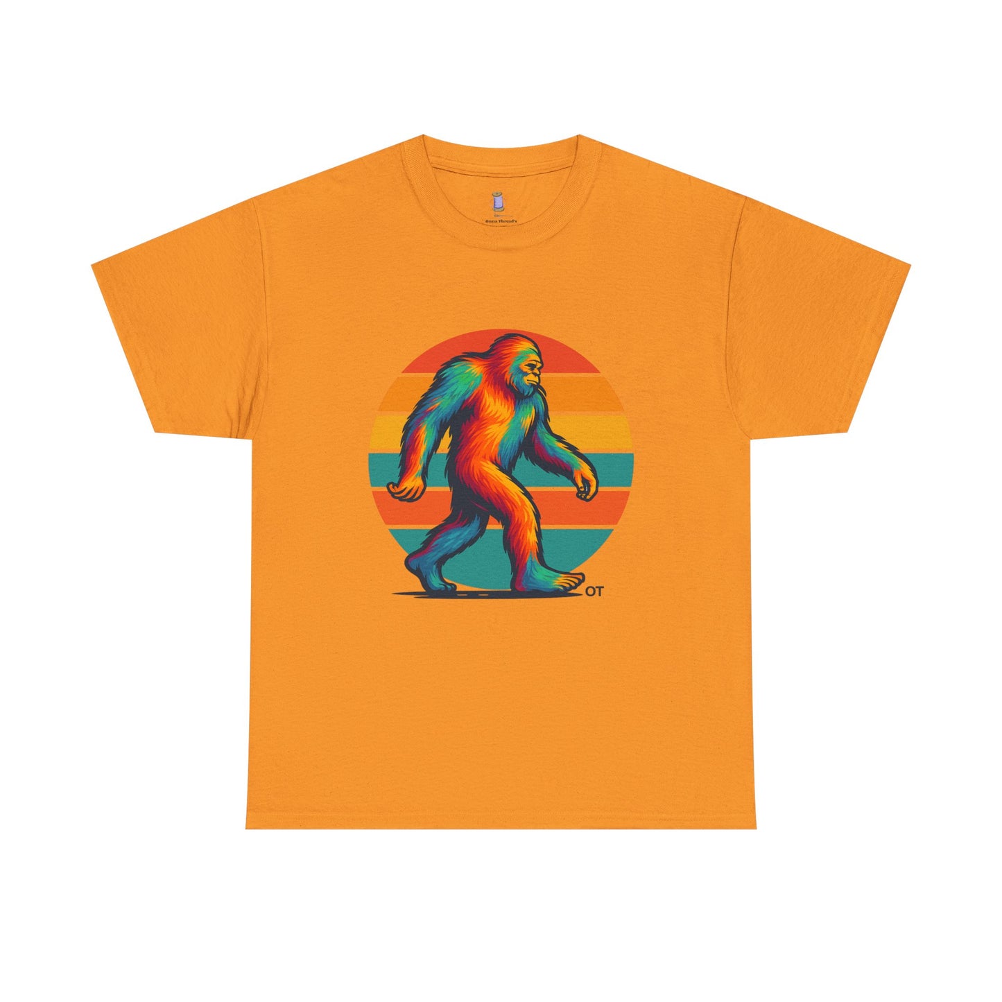 Colorful Bigfoot Unisex T-Shirt, Fun Graphic Tee for Nature Lovers, Perfect for Holidays, Festivals, Camping, Gifts