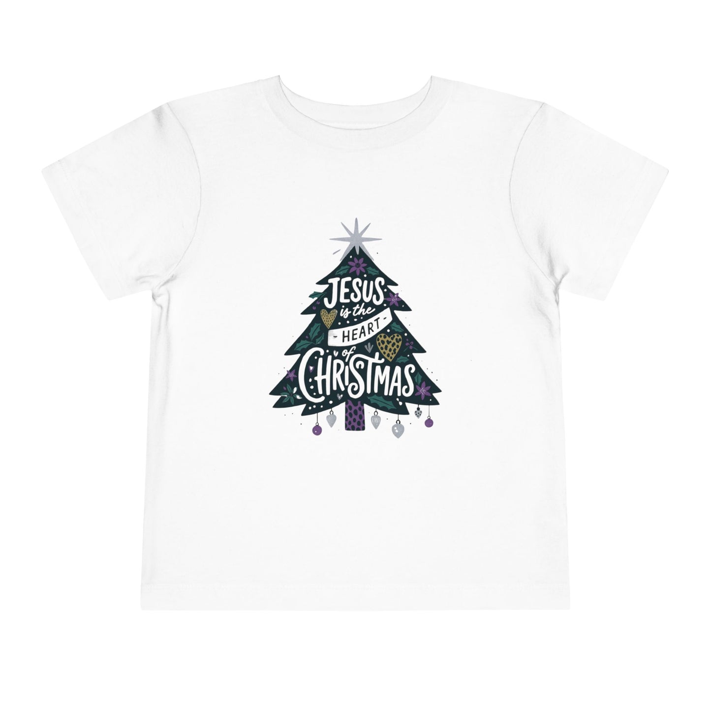 Jesus is the Heart of Christmas Toddler Tee