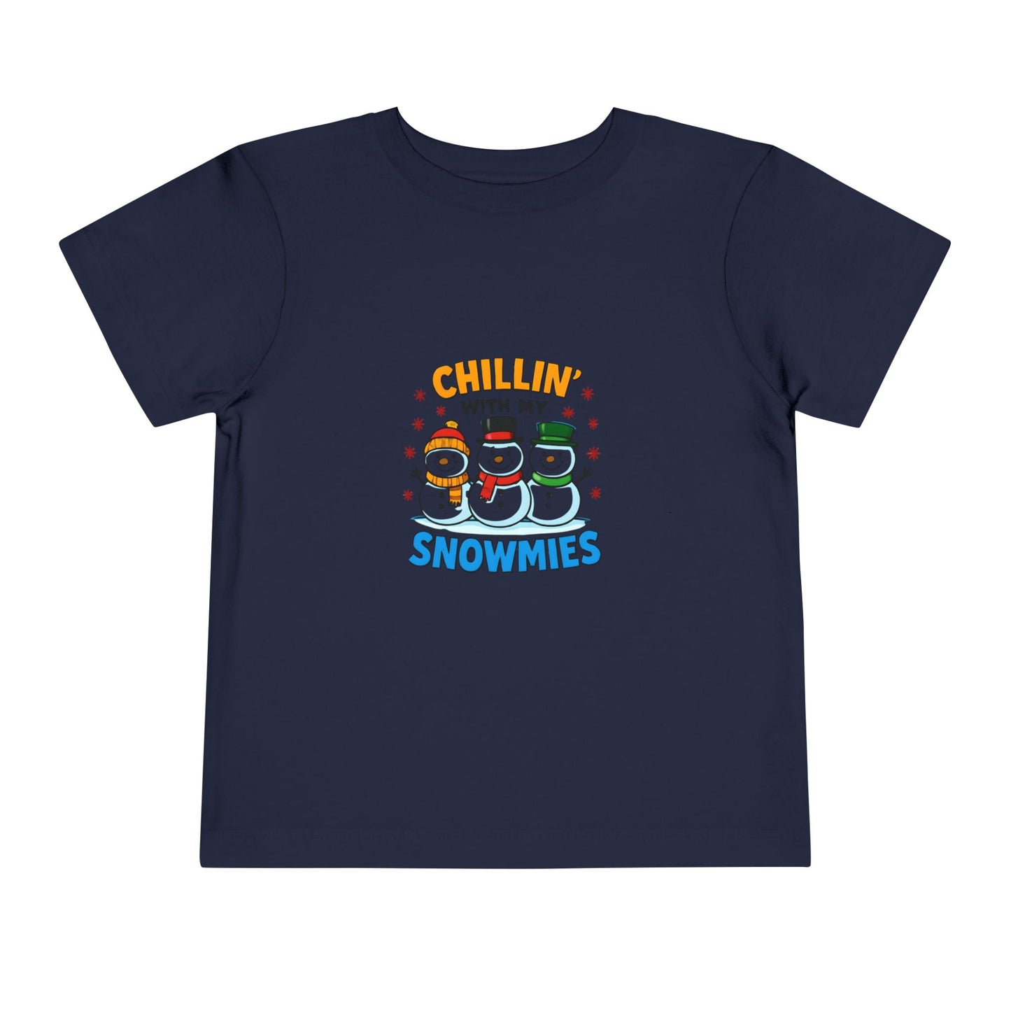 Chillin' with My Snowmies Toddler Christmas Tee