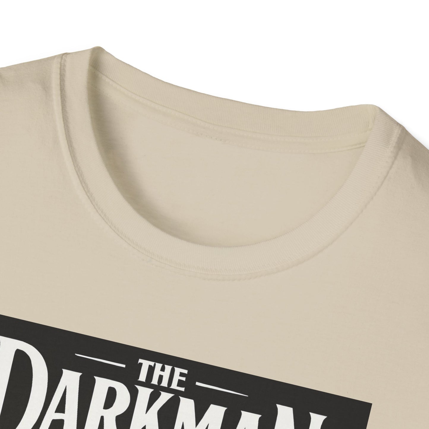 Darkman Graphic T-Shirt, Unisex Softstyle Tee, Edgy Apparel, Casual Wear, Halloween Costume, Gift for Him/Her