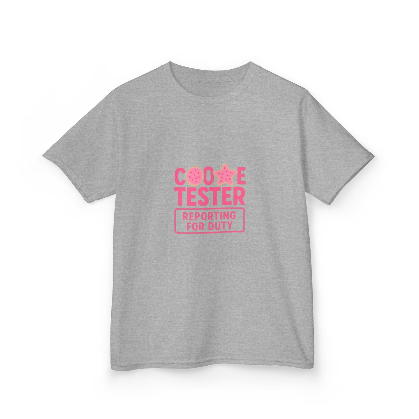 Cookie Tester Dino Christmas Tee - Kids Holiday Shirt