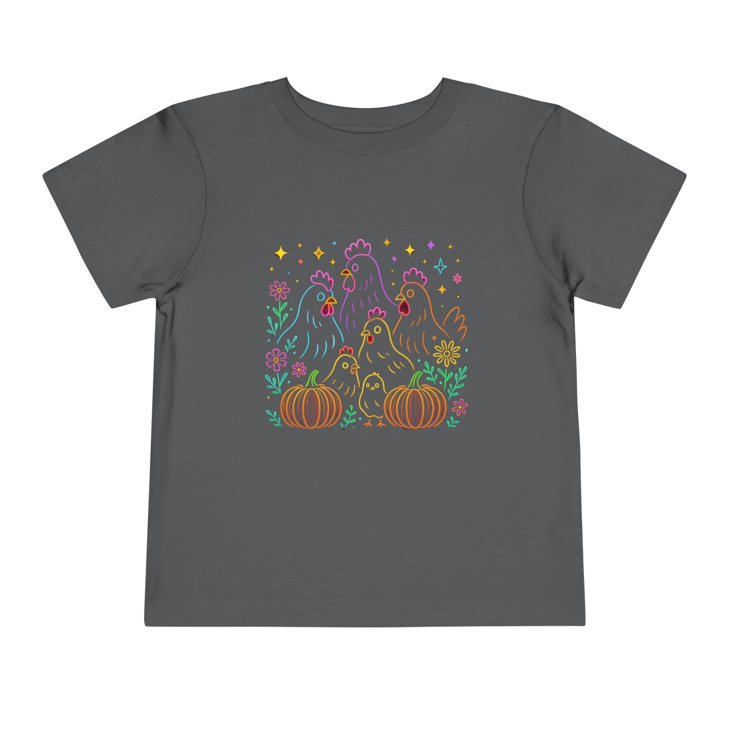 Chicken & Pumpkins Toddler Christmas Tee