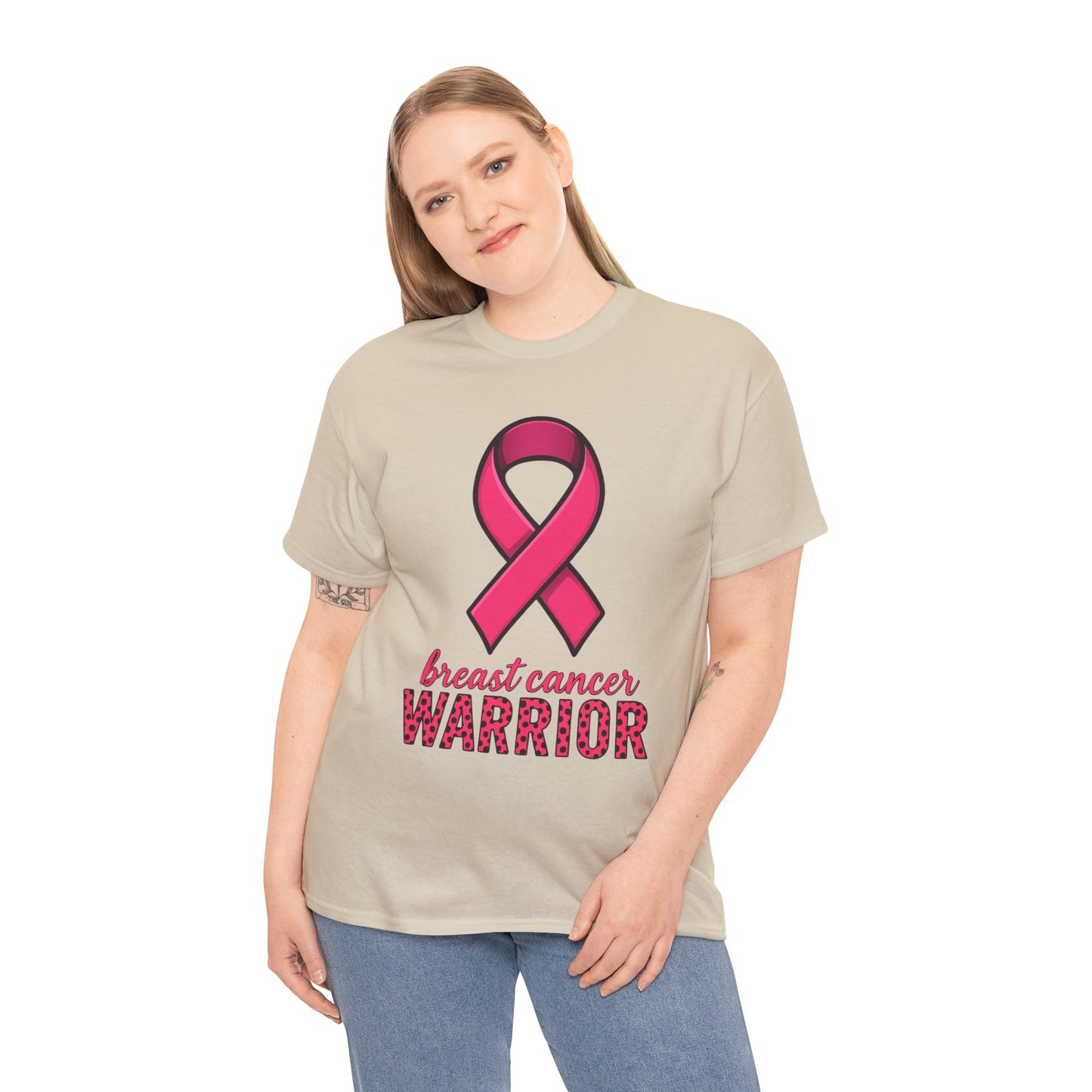 Breast Cancer Warrior Pink Ribbon Tee