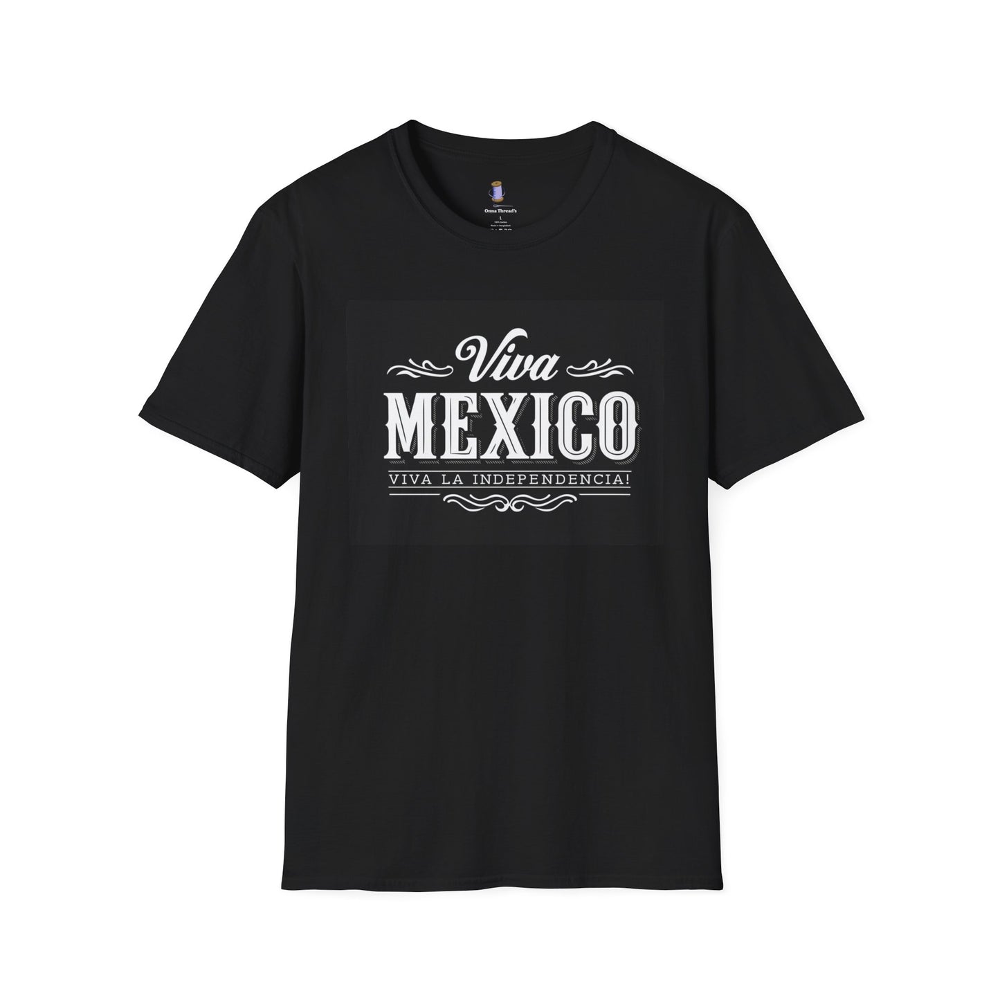 Viva Mexico Tees | Unisex Softstyle T-Shirt for Celebrations, Gifts, Independence Day, Weekend Outings, Casual Wear