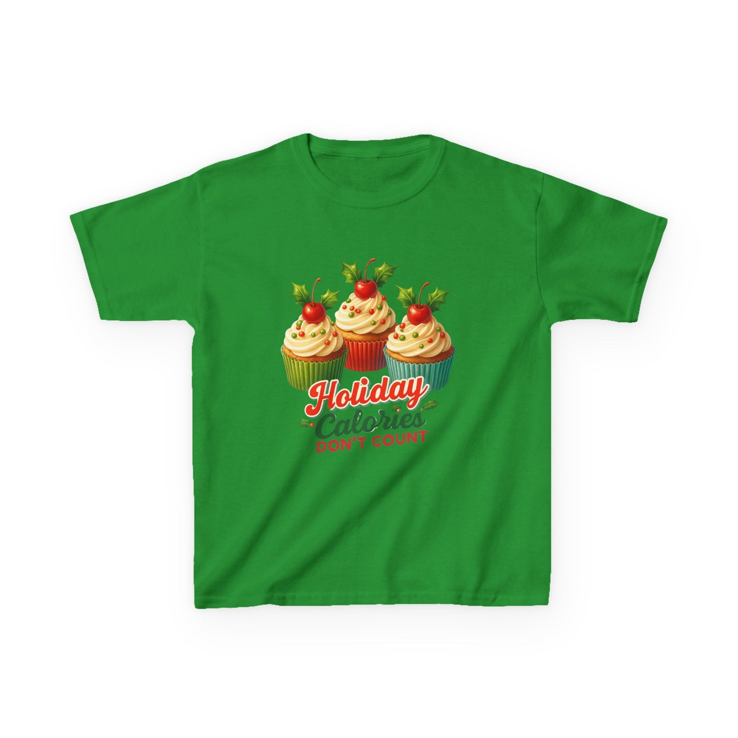 Holiday Cupcake Dino Tee - Christmas Fun!