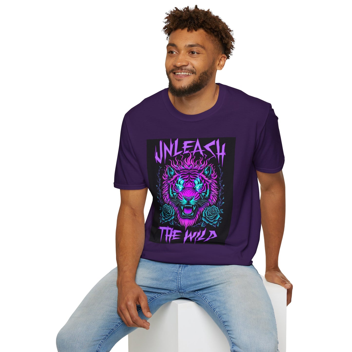Unleash the Wild Graphic Tee | Cool Graphic Shirt, Unisex T-Shirt, Animal Lover Gift, Nature-Inspired Fashion, Festival Wear