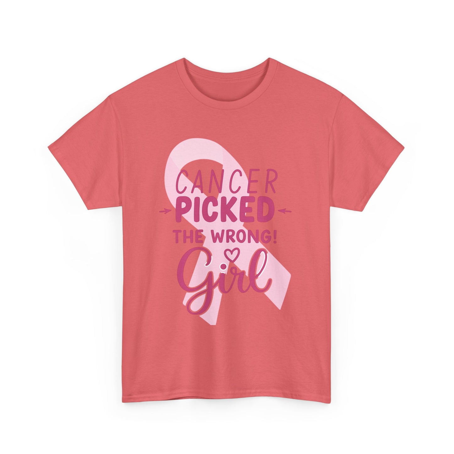 Cancer: The Wrong Picked Girl - Pink Ribbon Tee