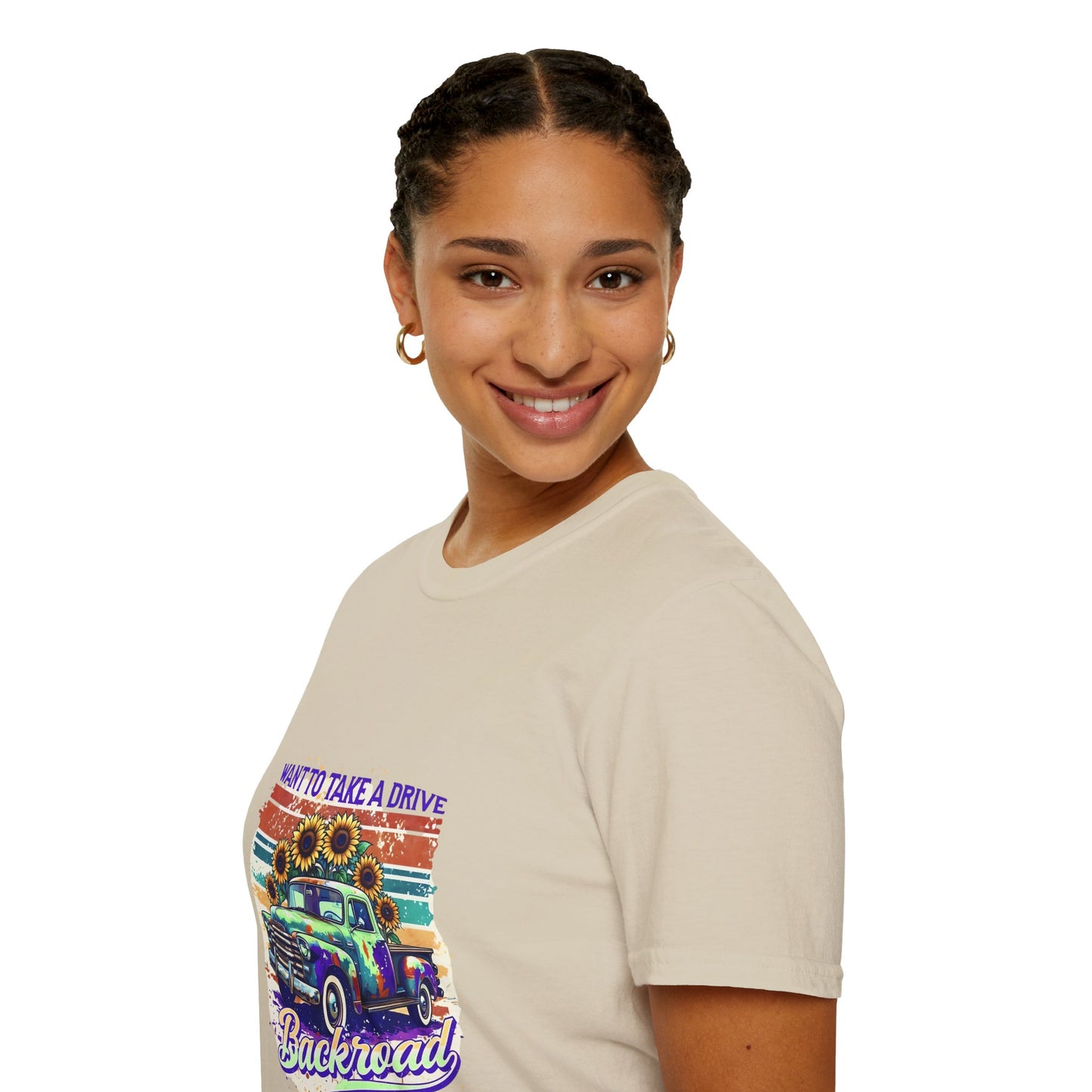 Retro Drive Unisex T-Shirt, Casual Tee, Vintage Car Shirt, Gift for Road Trip Lovers, Summer Style, Outdoor Adventure Apparel