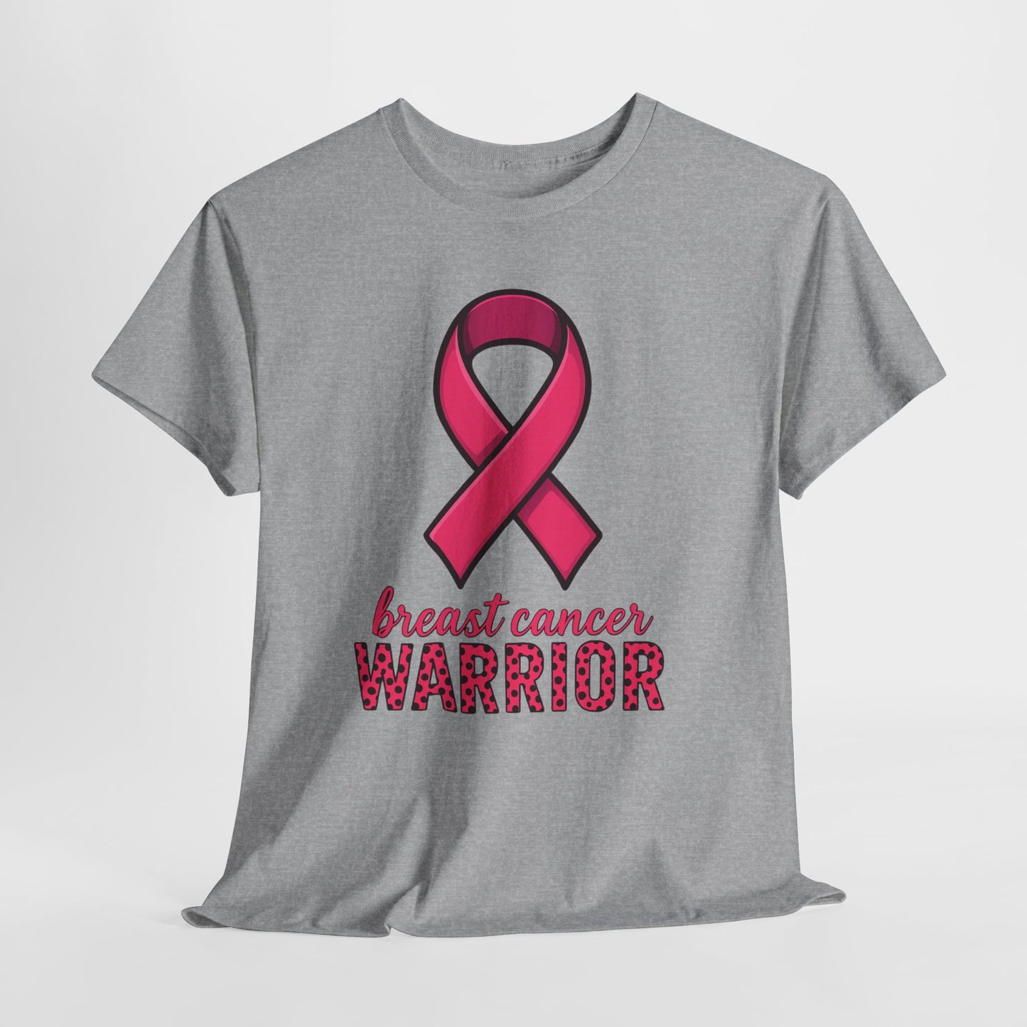 Breast Cancer Warrior Pink Ribbon Tee
