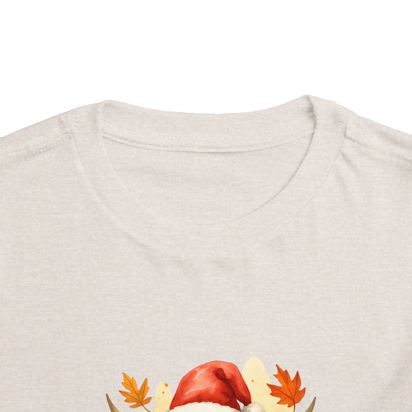 Moo-ving Through Fall Toddler Christmas Tee