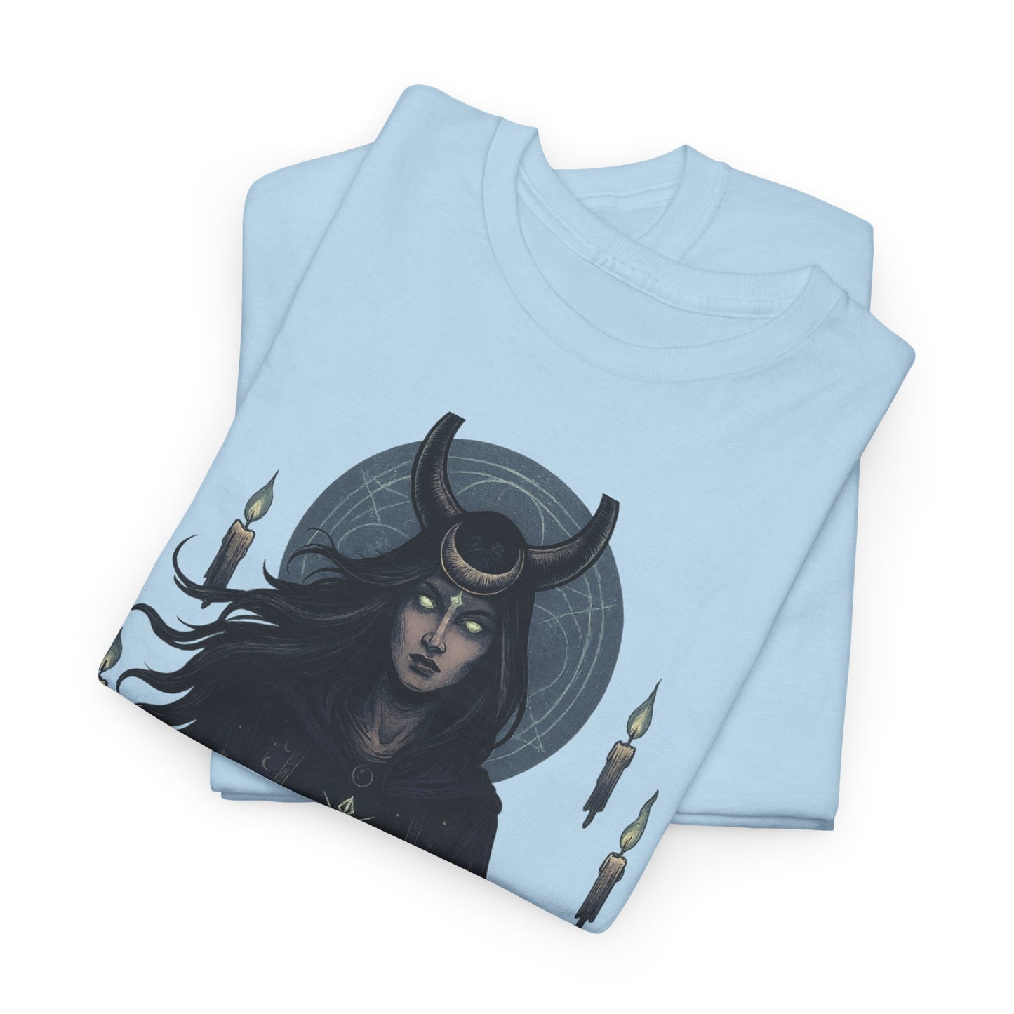 Moonlit Sorceress – Enchanted Candlelight Tee