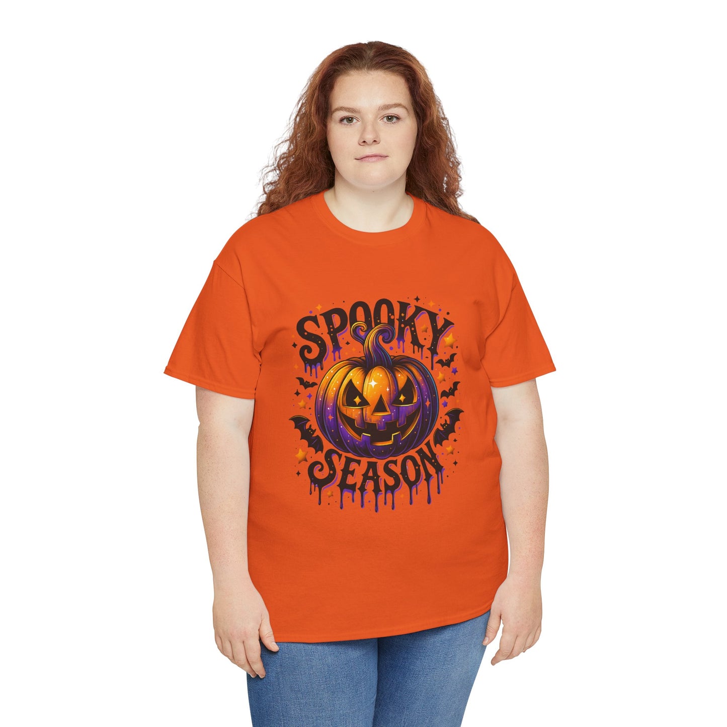 Spooky Season Jack O Lantern Halloween Tee