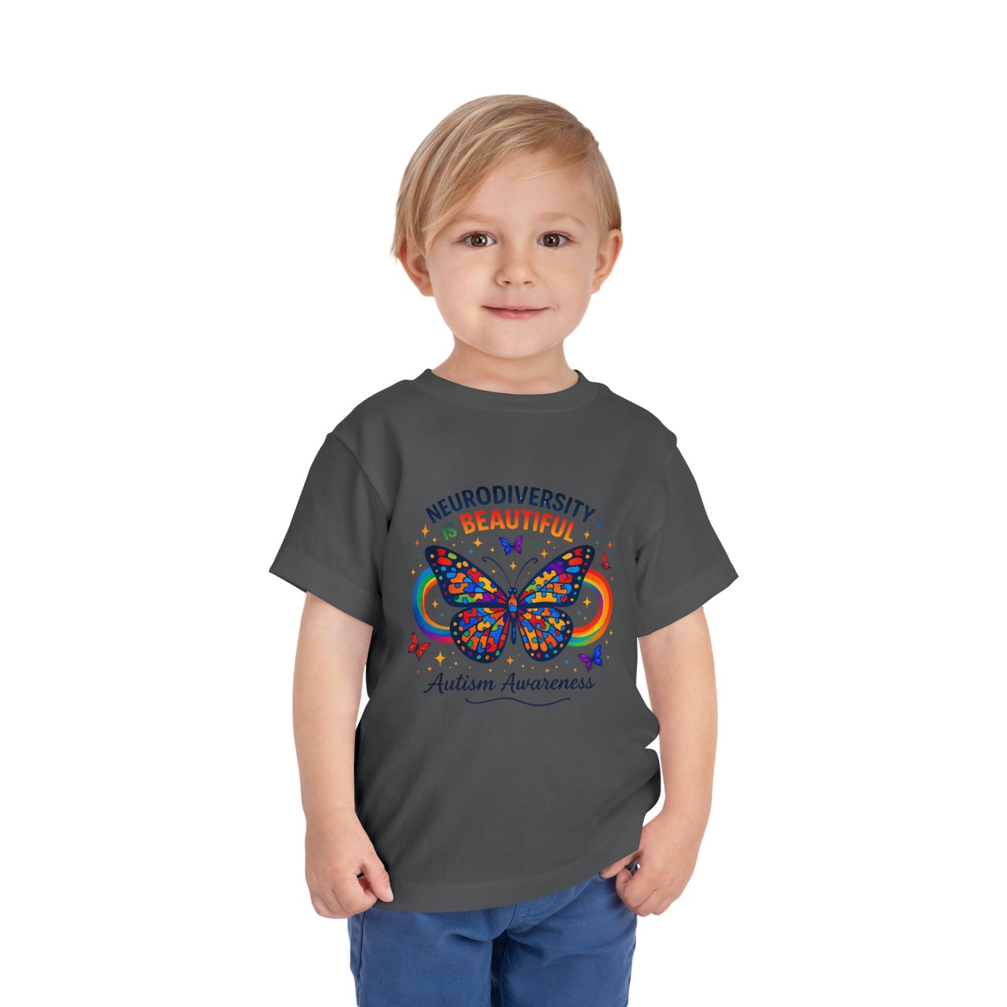 Toddler Tee Neurodiversity Is Beautiful Butterfly Design