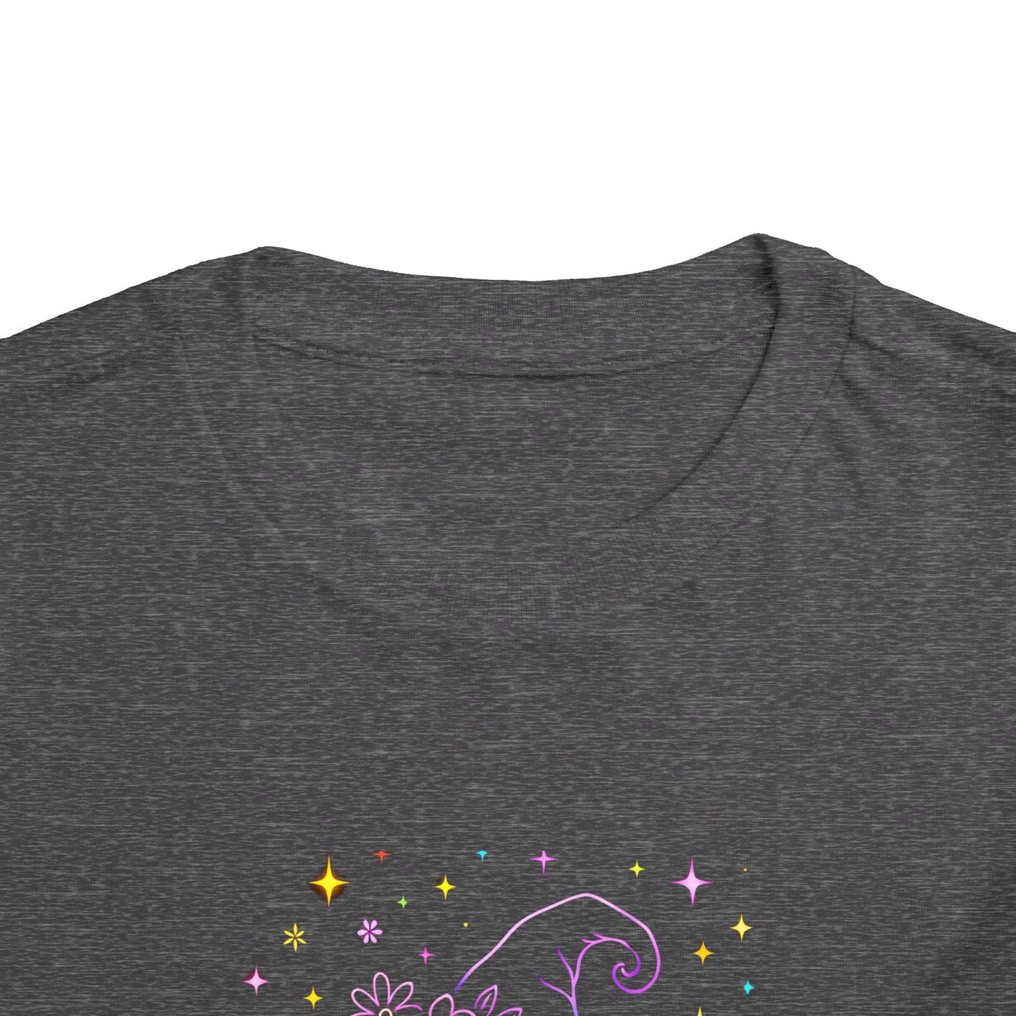 Toddler Halloween Tee - Witch Silhouette Floral Design