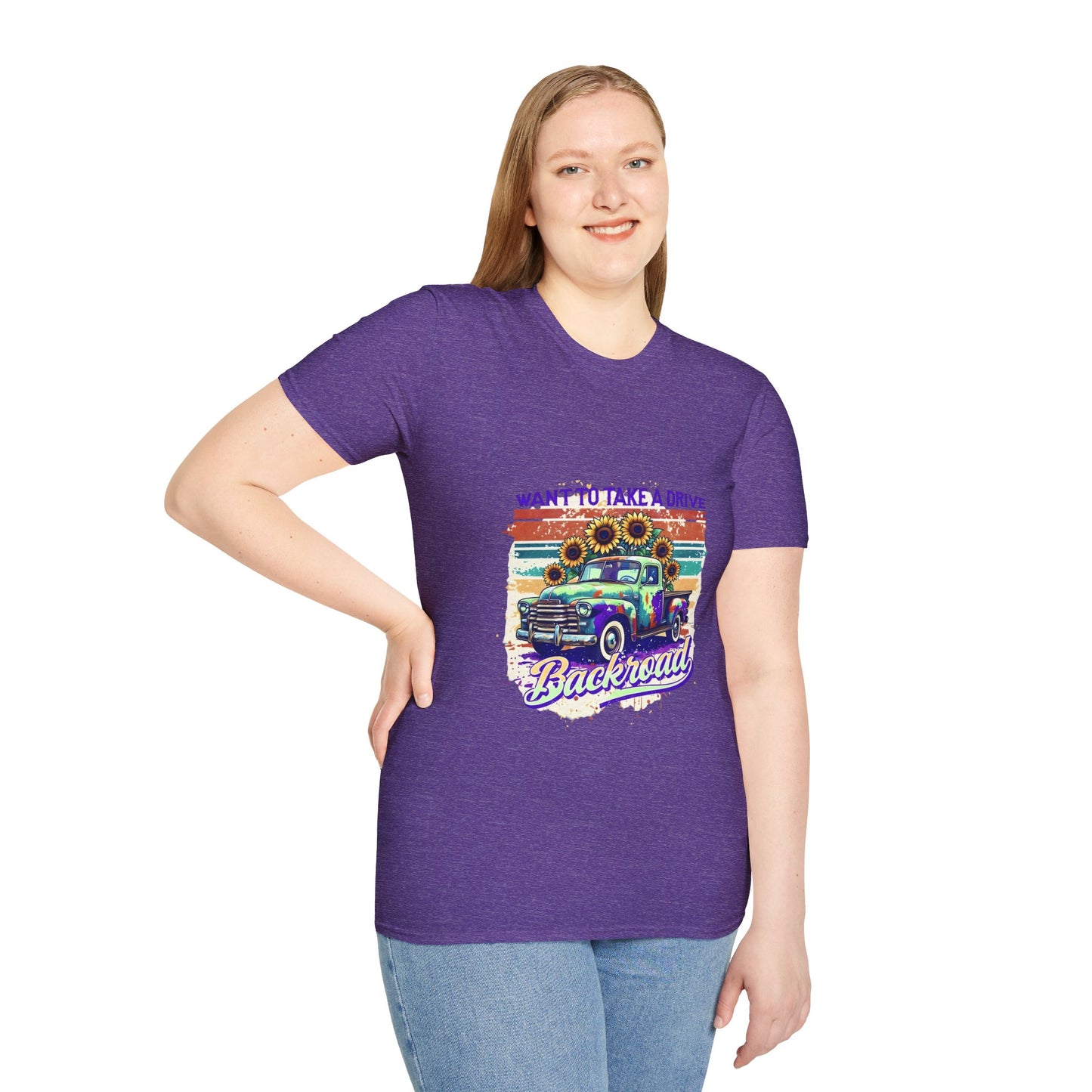 Retro Drive Unisex T-Shirt, Casual Tee, Vintage Car Shirt, Gift for Road Trip Lovers, Summer Style, Outdoor Adventure Apparel