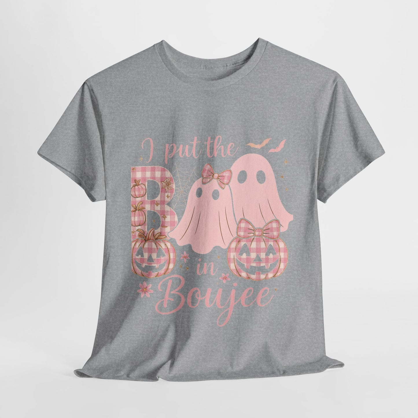 I Put The B In Boujee Pink Halloween Tee