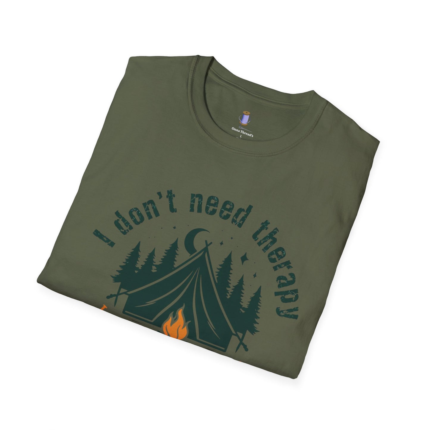 Camping Therapy Unisex T-Shirt | Outdoor Enthusiast Gift | Nature Lover Tee | Adventure Shirt | Camping Apparel